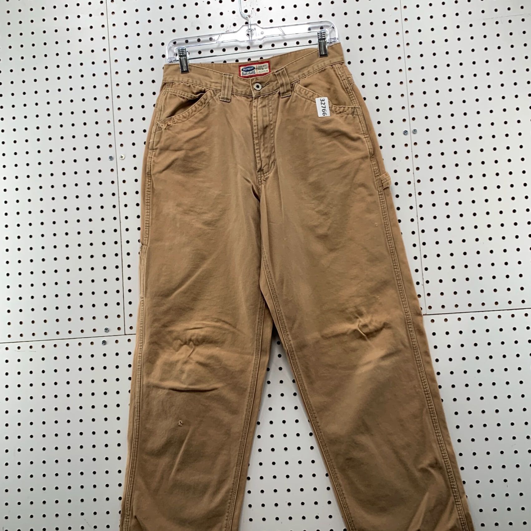 Old Navy VINTAGE Old Navy Canvas Carpenter Pants Mens FITS 28x30.5 Brown Workwear Size US 28 / EU 44 - 2 Thumbnail