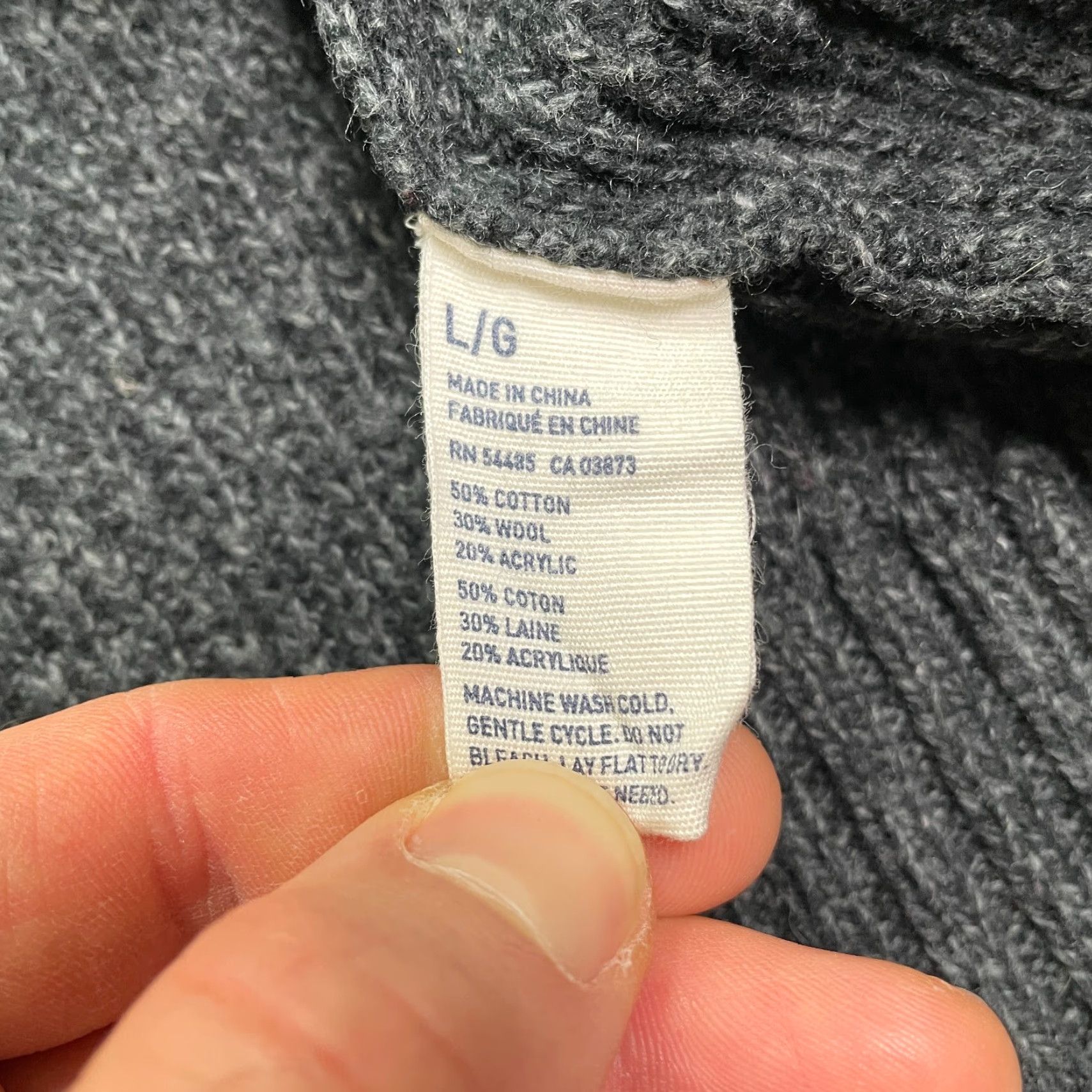 American Eagle Outfitters American Eagle Outfitters Pullover Sweater Mens Large Gray Turtleneck Knit Size US L / EU 52-54 / 3 - 5 Thumbnail