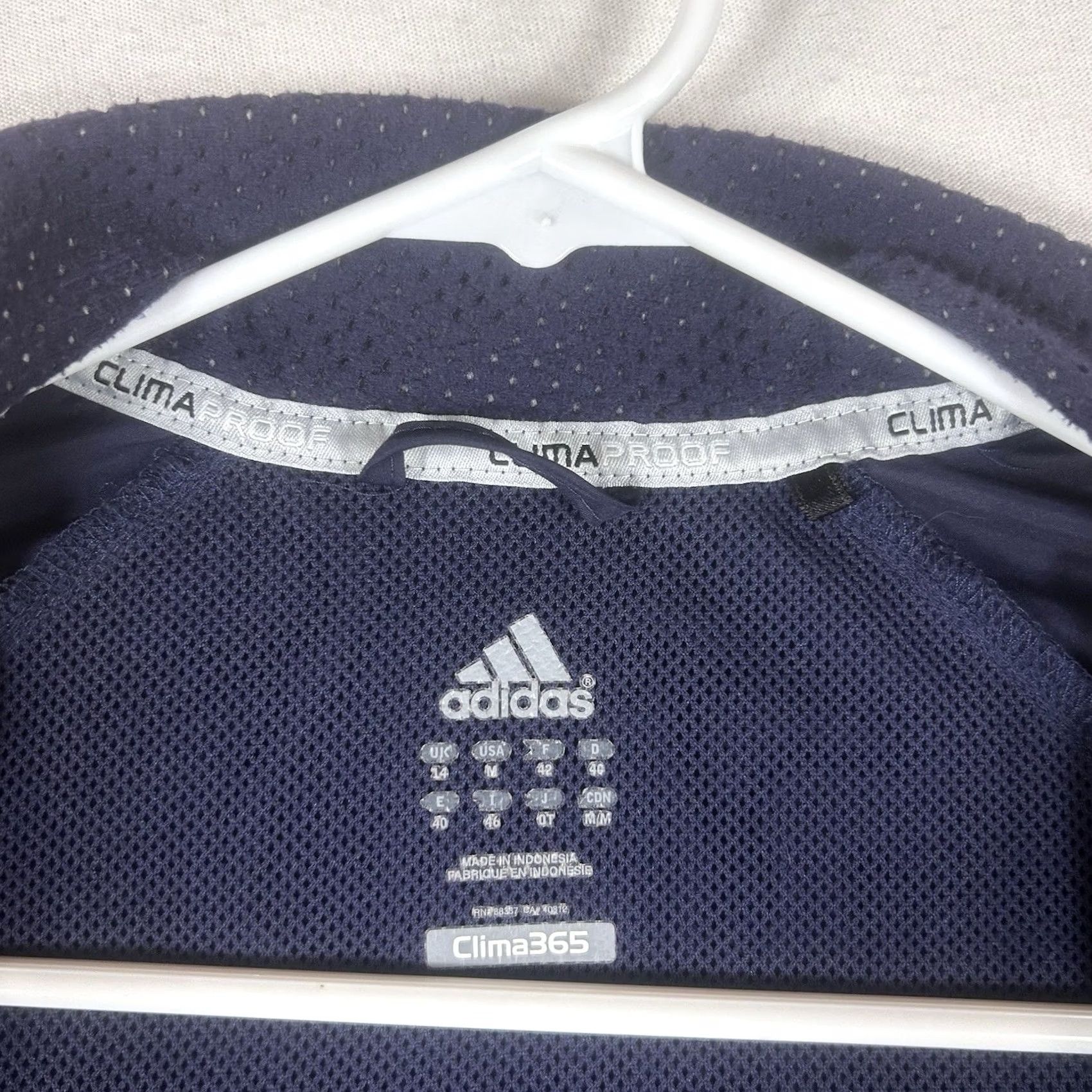 Adidas Adidas Formotion Clima 365 Athletic Running Jacket Womens M Windbreaker Zip Size M / US 6-8 / IT 42-44 - 4 Thumbnail