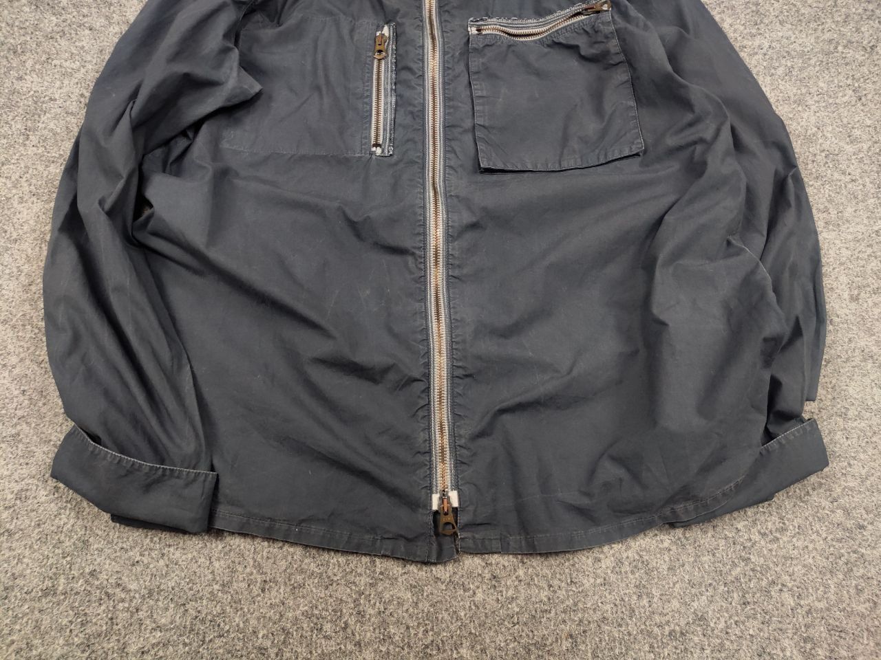 Armani Vintage Armani Jeans Pocket Zipper Light Faded Overshirt Y2K Size US L / EU 52-54 / 3 - 7 Thumbnail