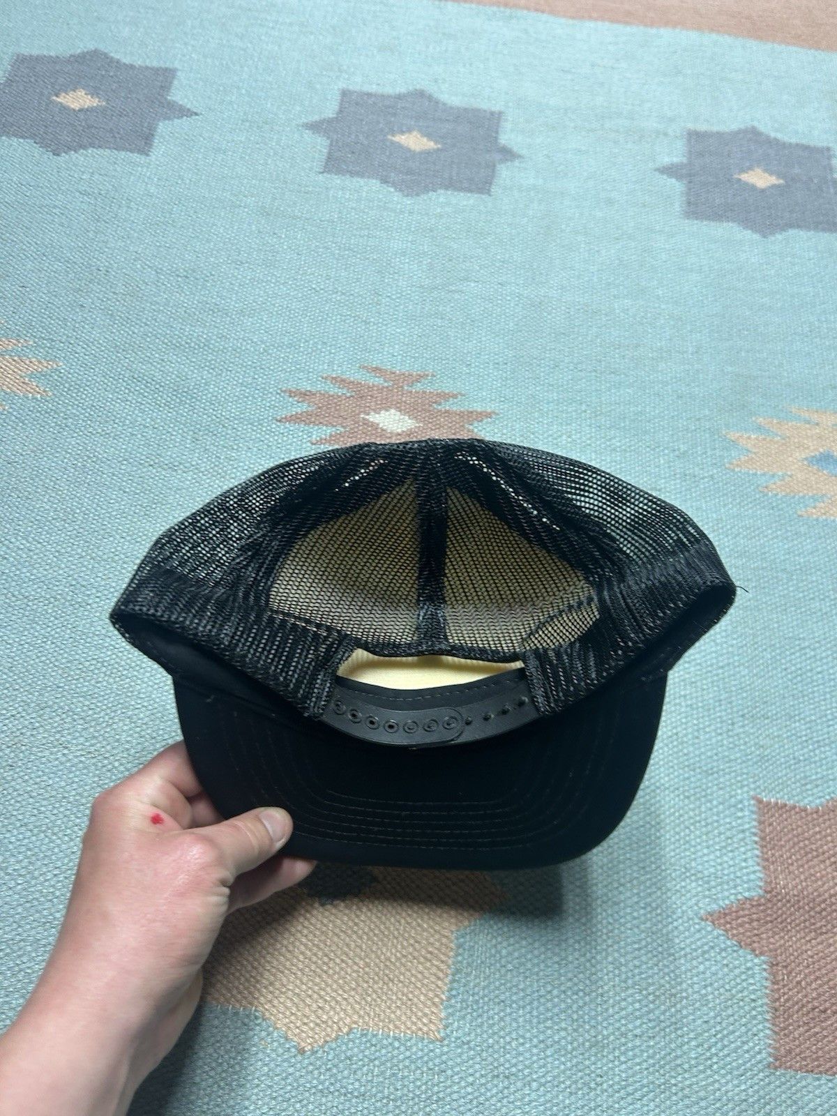 Vintage Vtg trucker hat Milan supply company well water systems Mich Size ONE SIZE - 5 Thumbnail