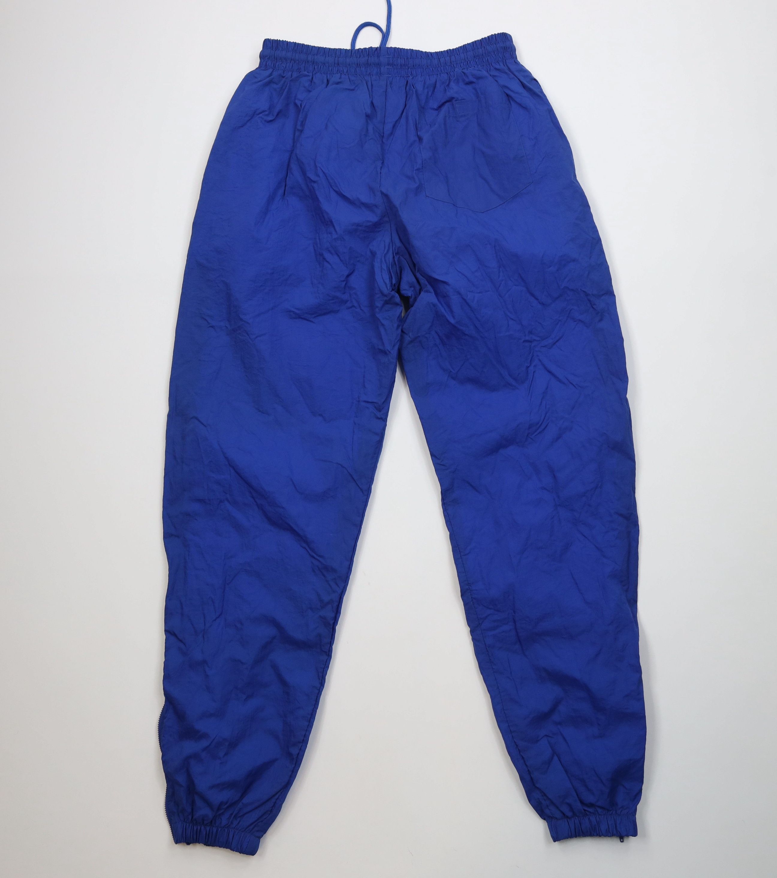 Vintage Vintage 90s Streetwear Lined Windbreaker Joggers Pants Blue Size US 34 / EU 50 - 9 Thumbnail