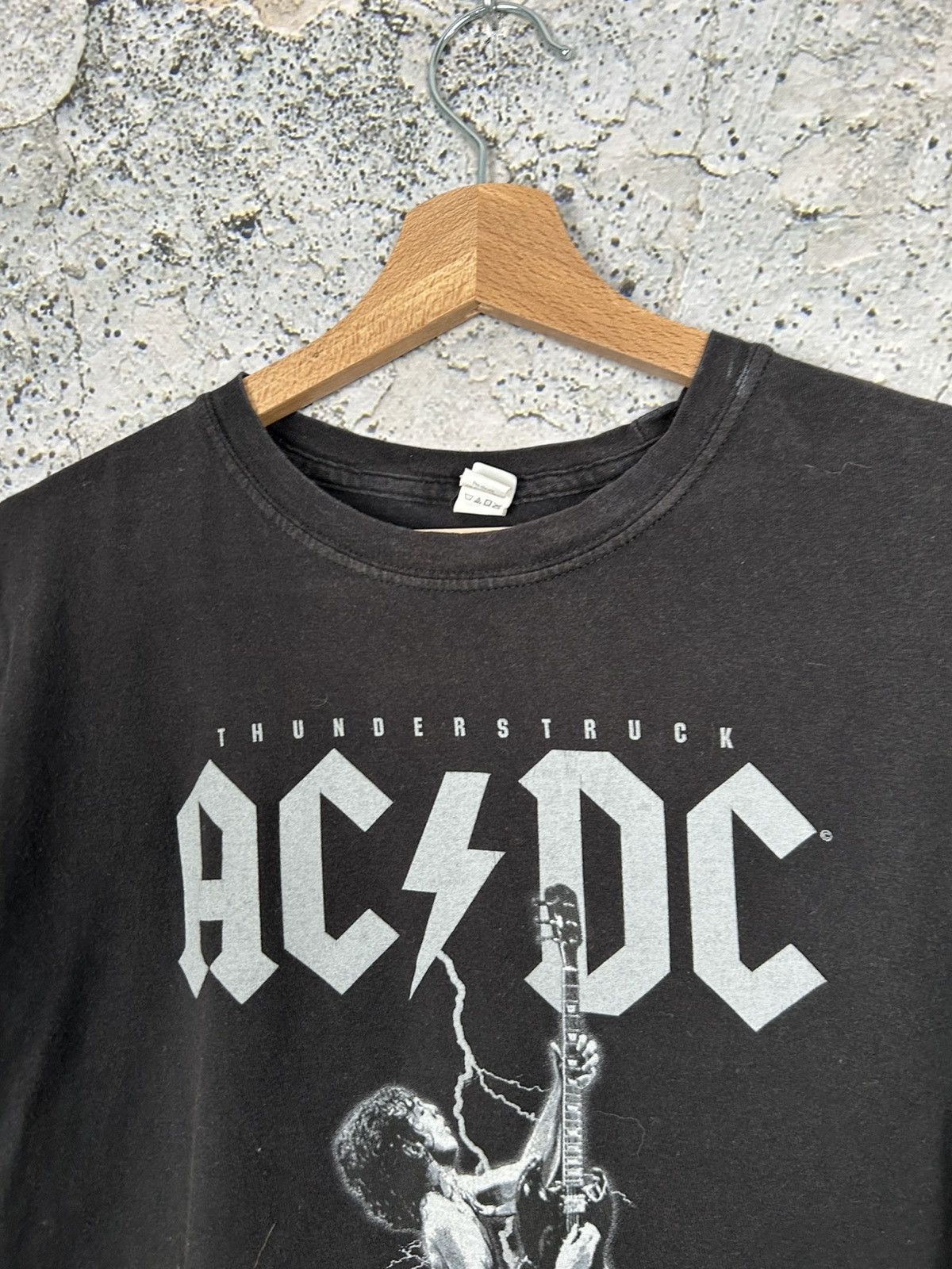 Band Tees × Vintage Vintage AC DC Thunderstruck Rock Band Tee Metal Size US S / EU 44-46 / 1 - 4 Thumbnail