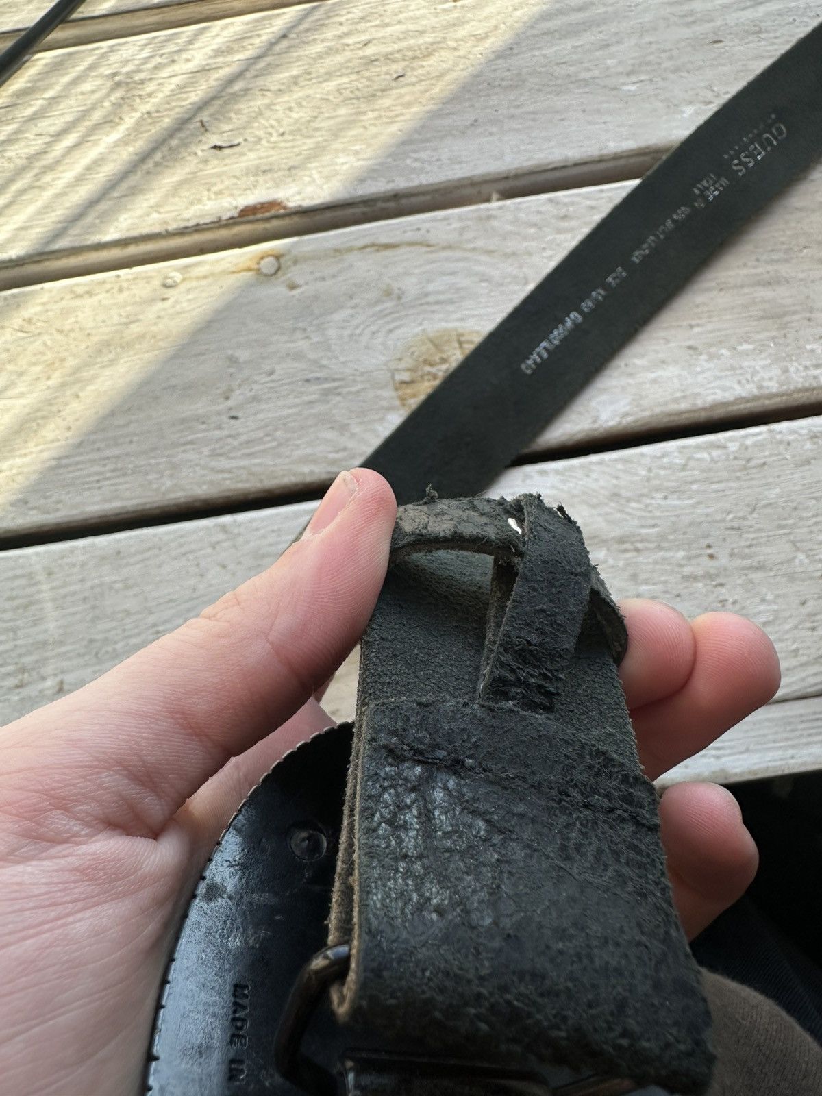 Guess 🚨GUESS CROWN BIG BUCKLE VINTAGE BELT ITALY COW RARE OPIUM Size ONE SIZE - 11 Thumbnail