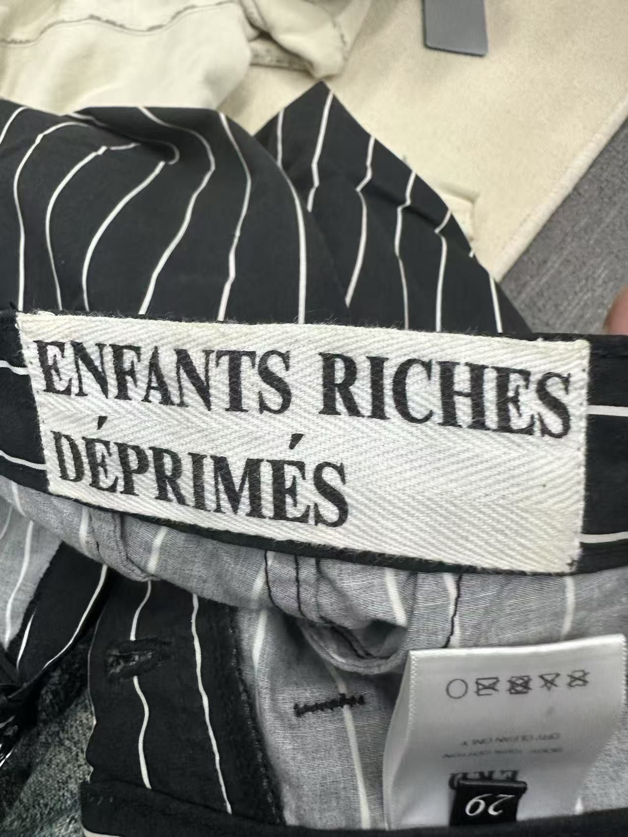 Enfants Riches Deprimes Enfants Riches Deprimes erdShow striped trousers - dmc99 Size US 29 - 4 Thumbnail