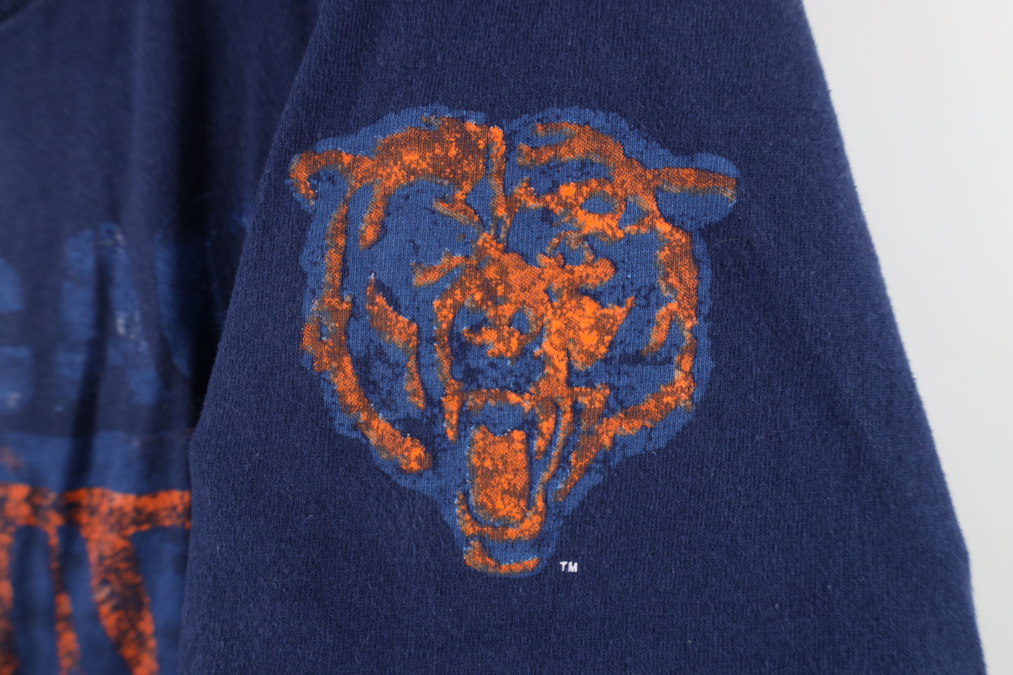 Vintage Vintage 90s Out Chicago Bears Football T-Shirt Blue USA Size US XL / EU 56 / 4 - 4 Thumbnail