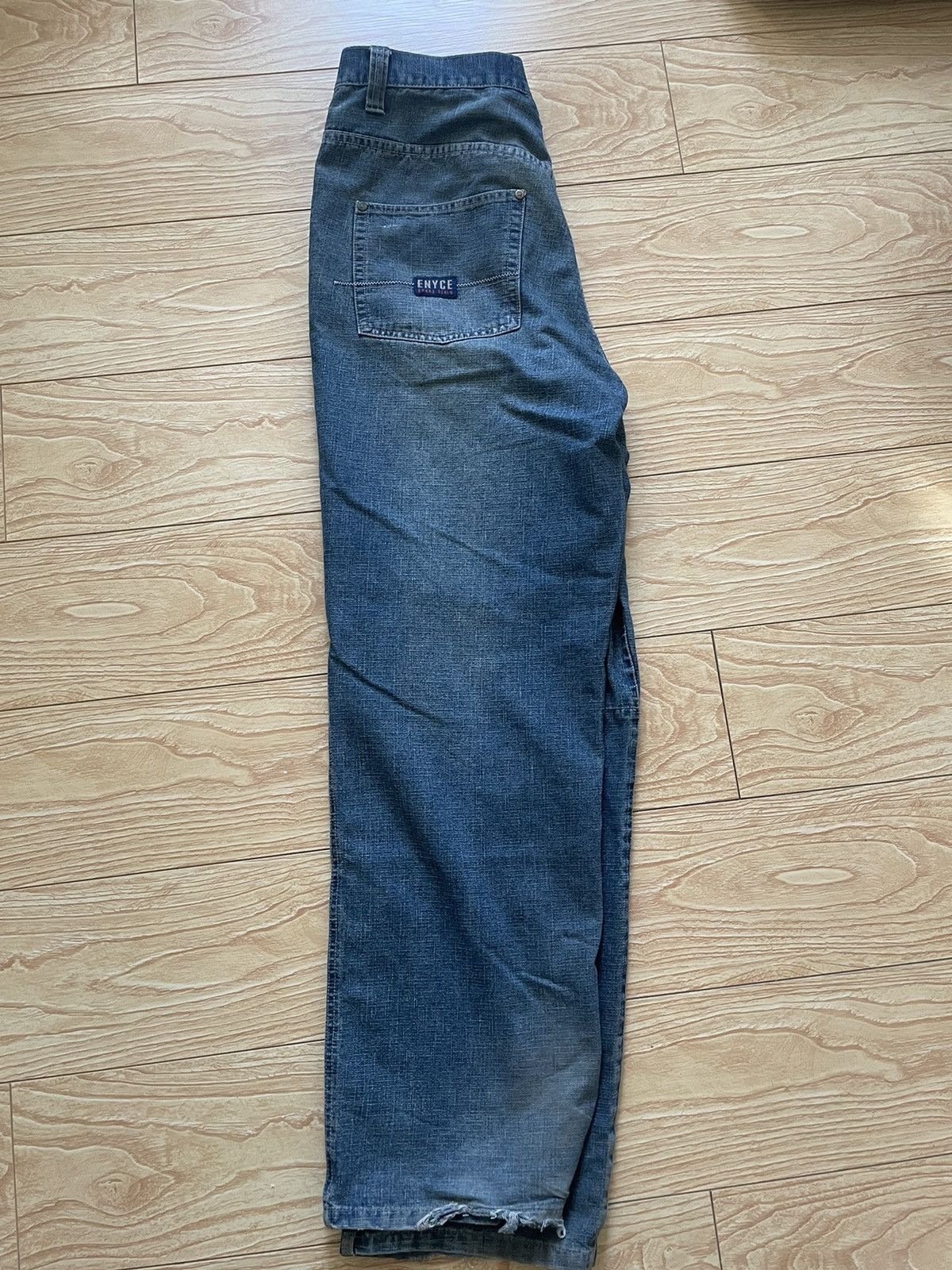 Enyce × Vintage Enyce vintage distressed embroidered jeans y2k Size US 32 / EU 48 - 2 Thumbnail