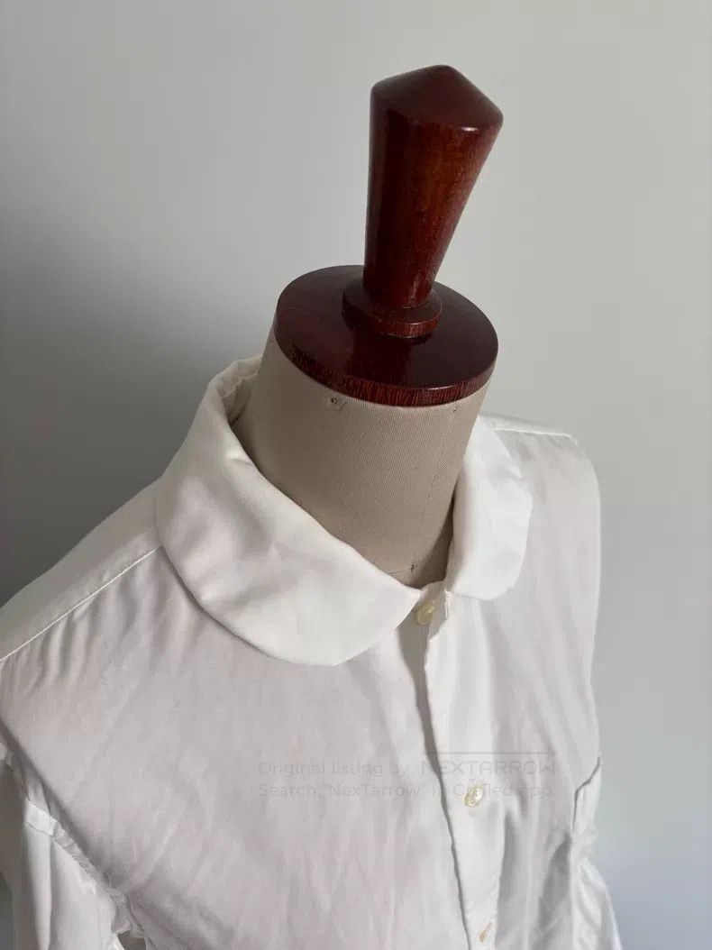 Comme des Garcons Comme Des Garcons White Lace Flared Sleeve Shirt Size L / US 10 / IT 46 - 4 Thumbnail