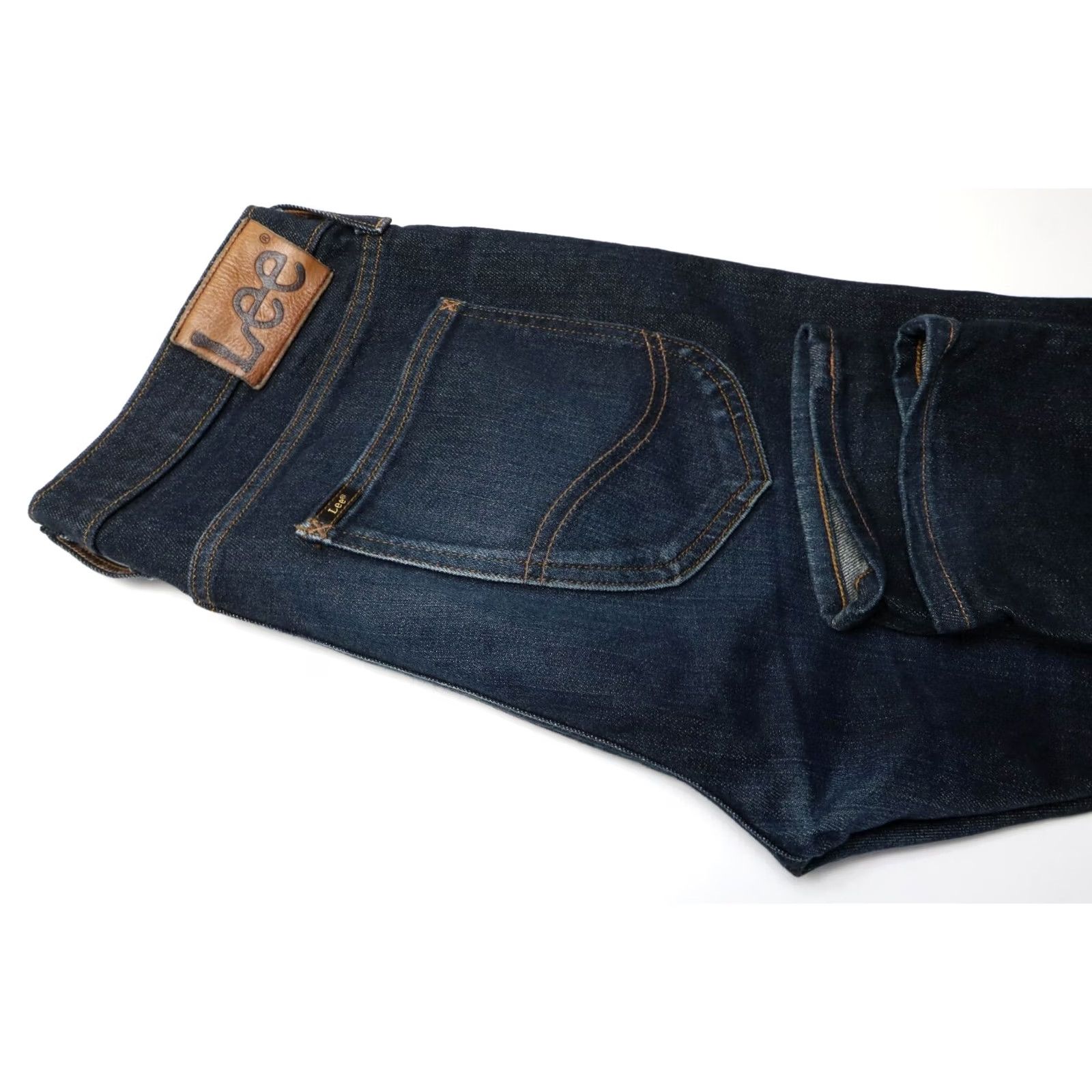 Lee LEE Jeans Luke Men's W32/L32 Slim Fit Stretch Zip Fly Dark Blue Size US 32 / EU 48 - 5 Thumbnail