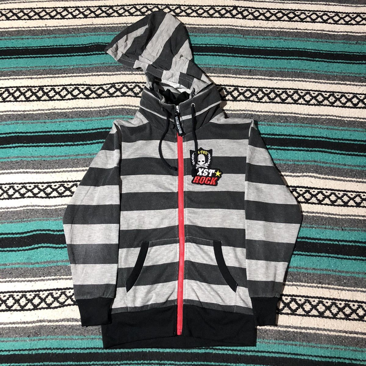 If Six Was Nine × Japanese Brand × Le Grande Bleu (L.G.B.) Ba-Tsu Prisoner Zip Hidden Hoodie Size US M / EU 48-50 / 2 - 3 Thumbnail