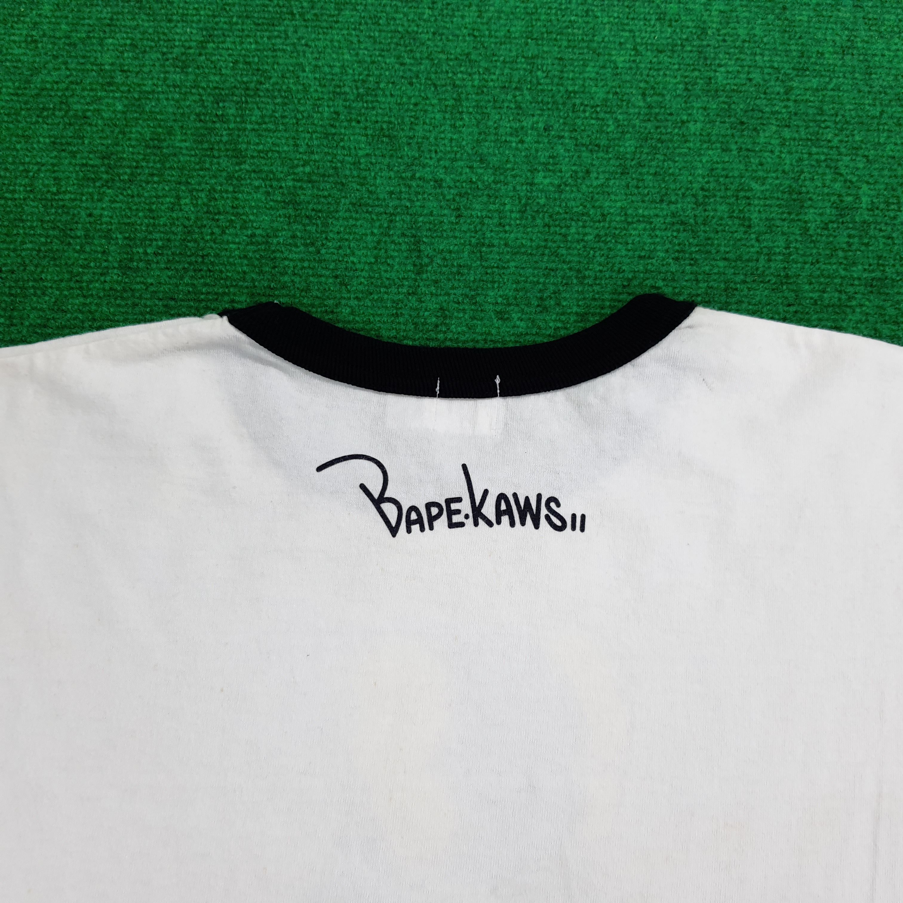 Bape x Kaws Baby Milo Ringer L/S Tee