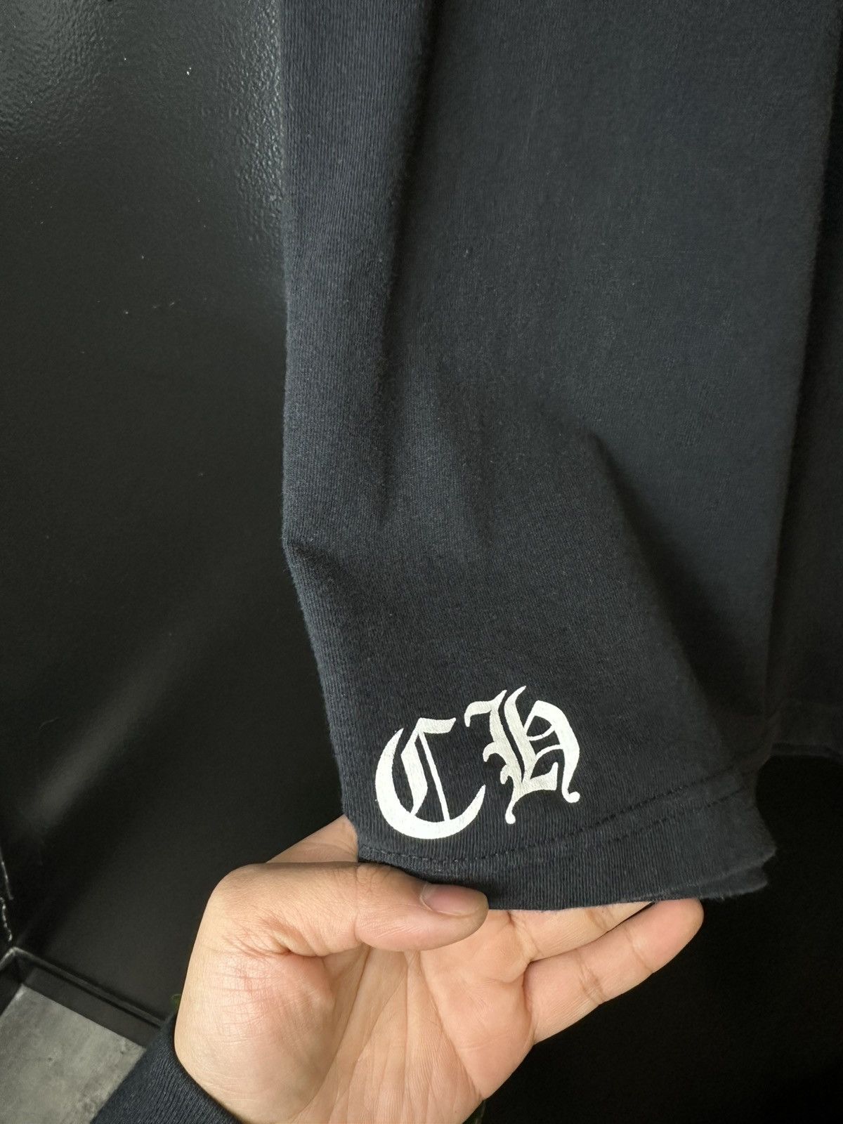 Chrome Hearts Vintage Chrome Hearts Los Angeles Horseshoe Pocket Tee Size US S / EU 44-46 / 1 - 5 Thumbnail
