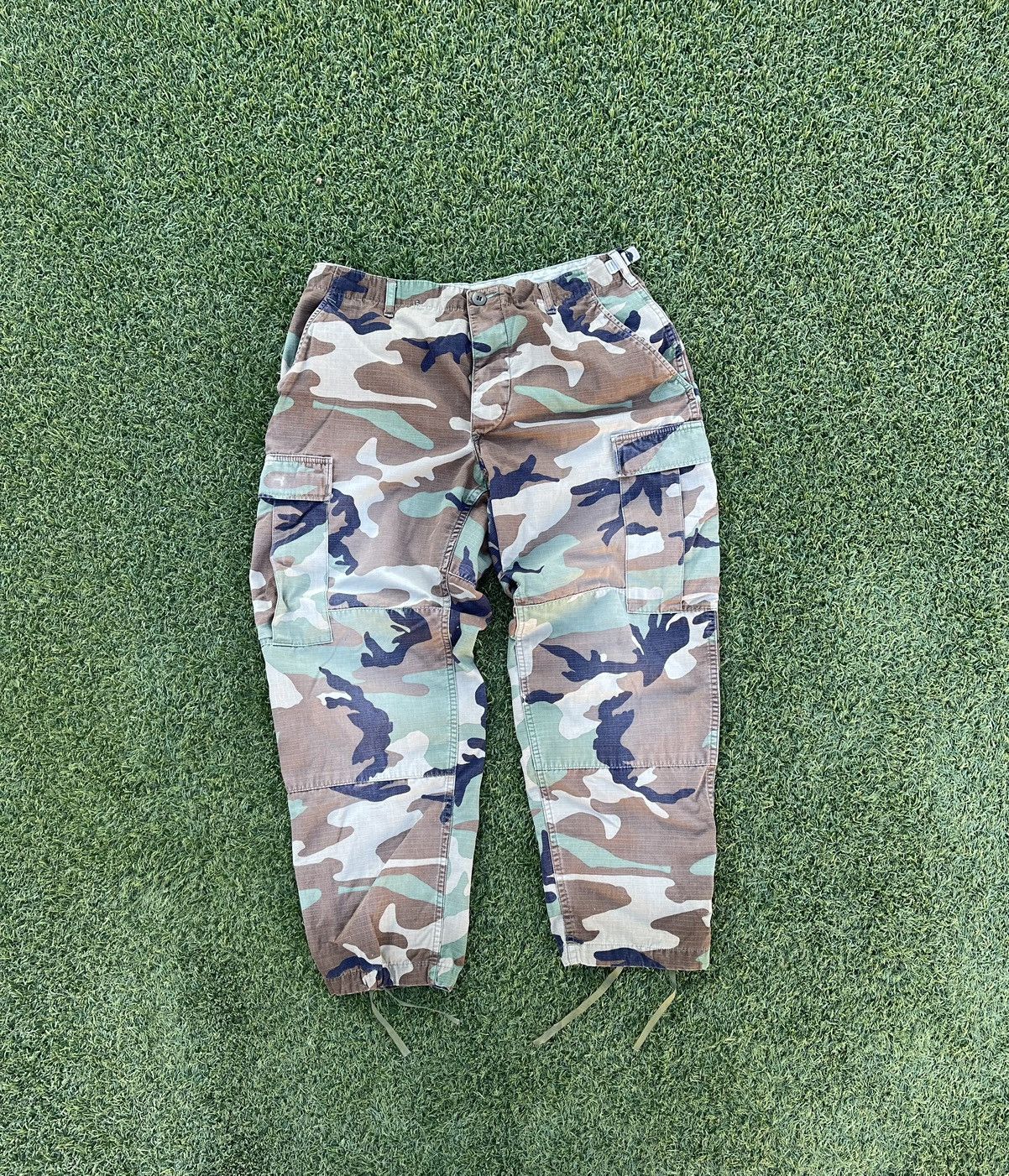 Military Vintage Authentic Military Baggy Fit Army Pants Woodland Grailed 7309