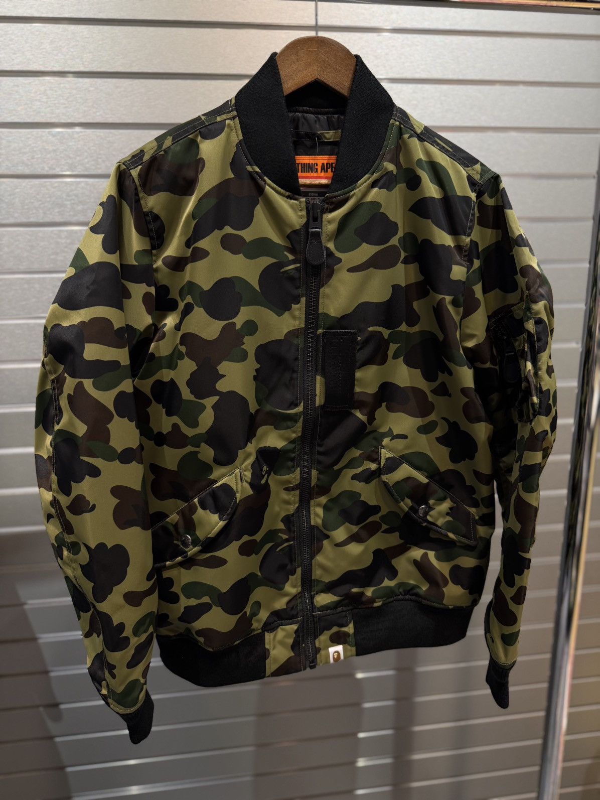 Bape A Bathing Ape Bape Camo MA-1 Flight Jacket Size (M) Size US M / EU 48-50 / 2 - 14 Thumbnail