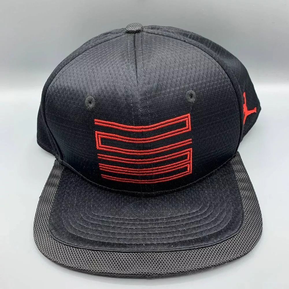 Jordan Brand Air Jordan 11 Hat Men Embroidered Logo Jumpman Snap Back Cap Size ONE SIZE - 1 Thumbnail