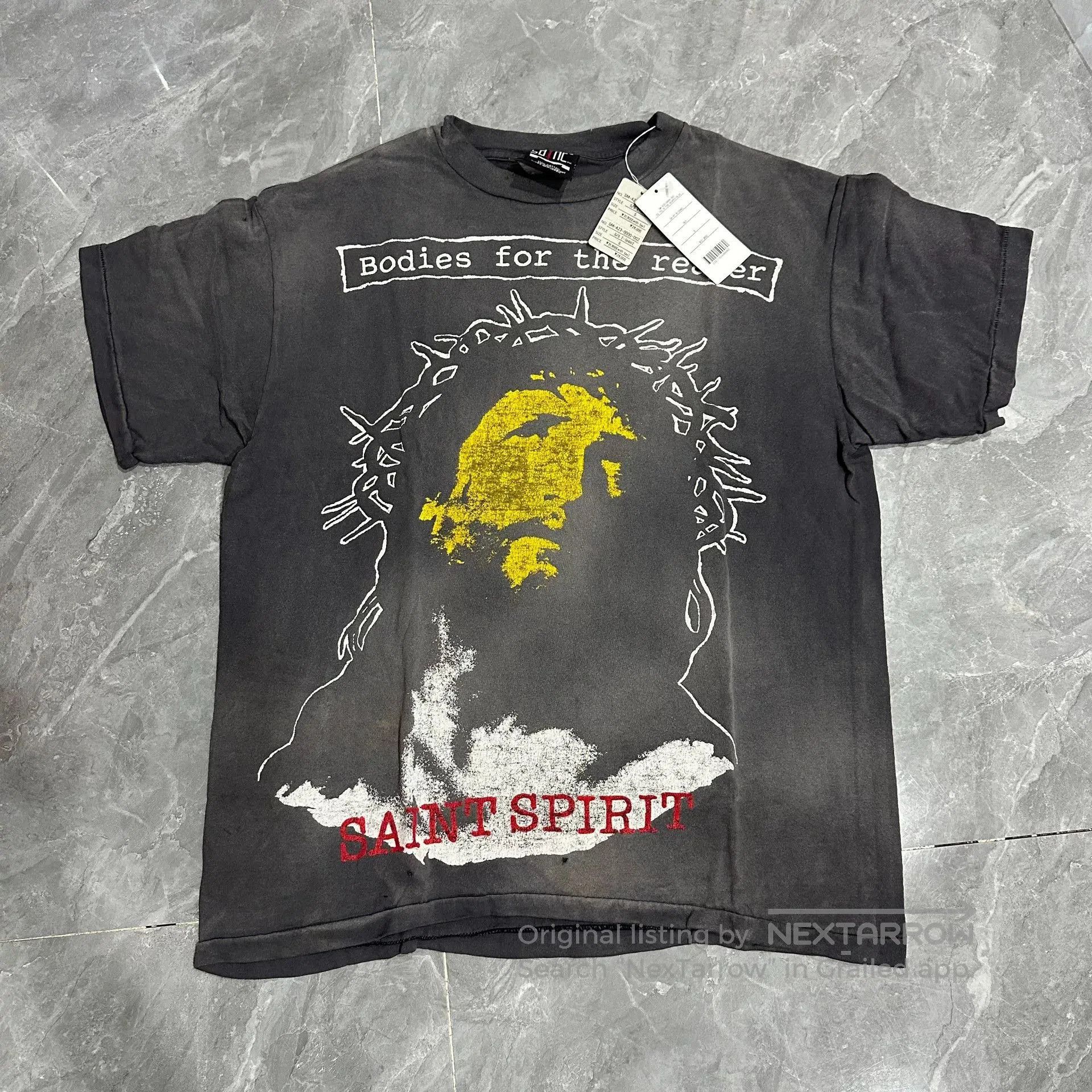 Saint Michael Saint Michael FW23 Washed Graphic T. Size US S / EU 44-46 / 1 - 1 Thumbnail