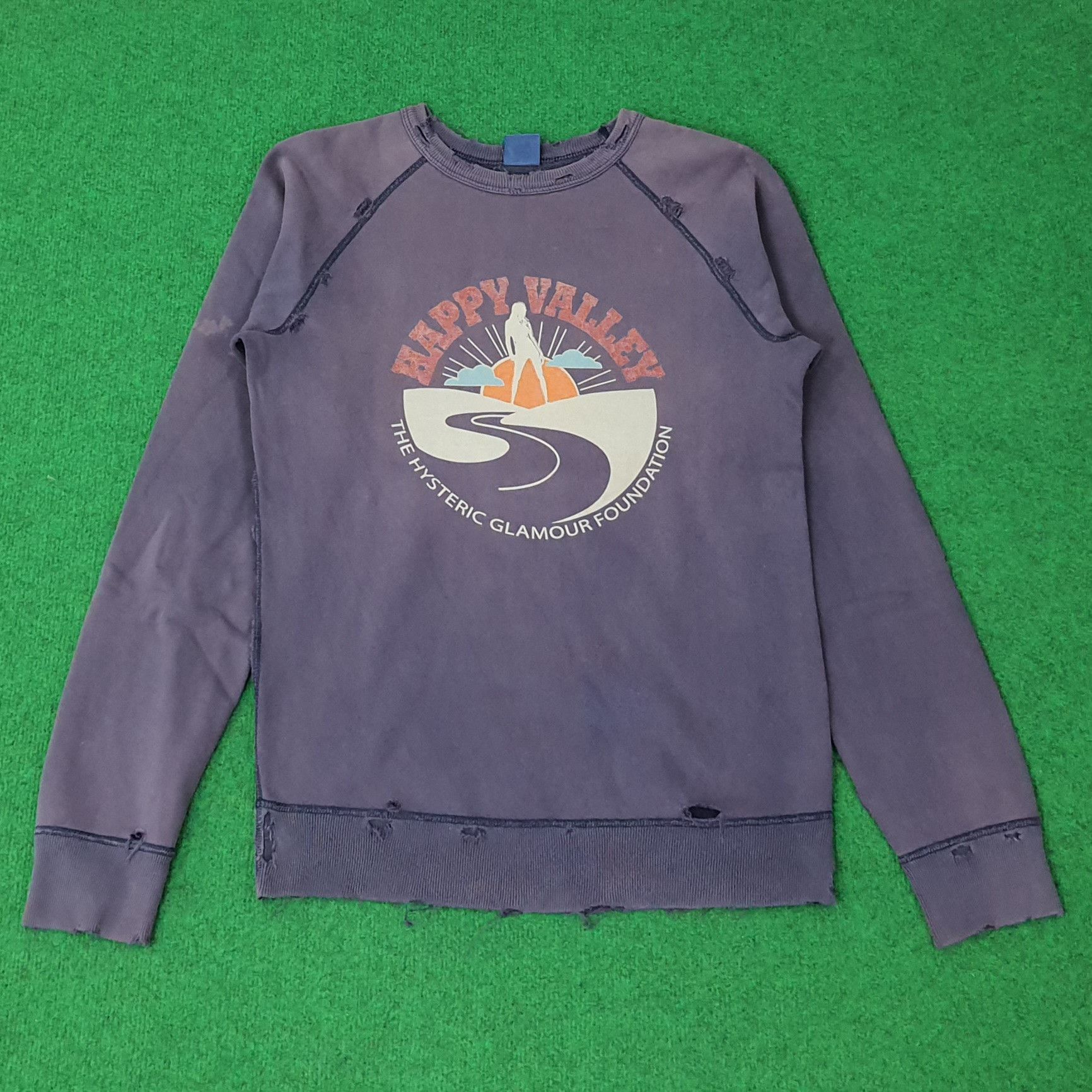 Hysteric Glamour Vintage Hysteric Glamour Distressed Style Sweatshirt C260N18 Size US XS / EU 42 / 0 - 1 Thumbnail