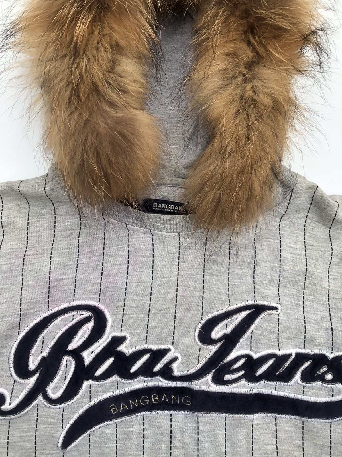 If Six Was Nine × Japanese Brand × Le Grande Bleu (L.G.B.) Japanese Gothic Poem Fur Hoodie Ifsixwasnine LGB Style Size US M / EU 48-50 / 2 - 6 Thumbnail