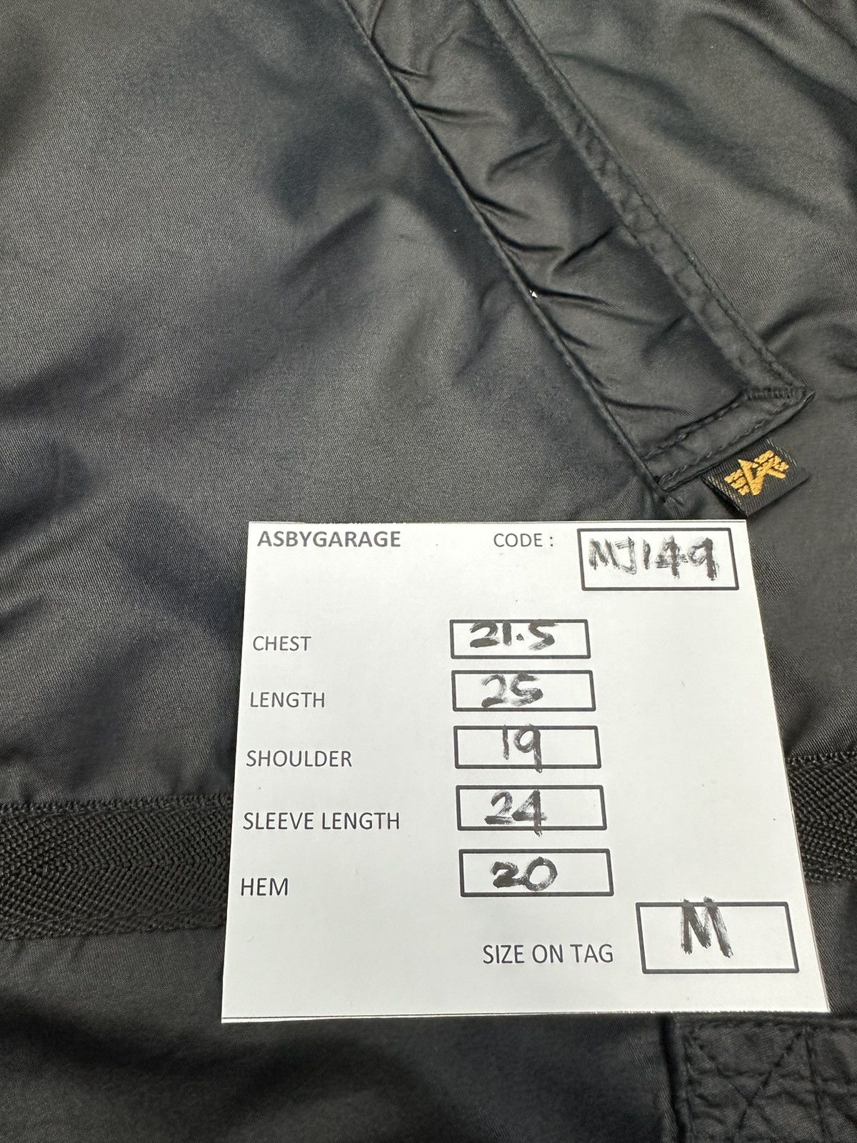 Alpha Industries Alpha Industries Black Wax Style Winter Jacket MJ149 Size US M / EU 48-50 / 2 - 12 Thumbnail