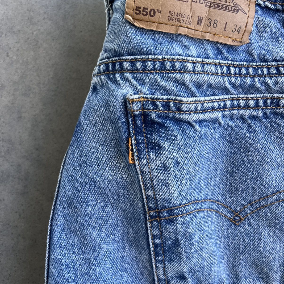 Other Vintage Levi's Orange Tab Denim Jeans Tapered Leg Fit 36x34 Size US 36 / EU 52 - 6 Thumbnail