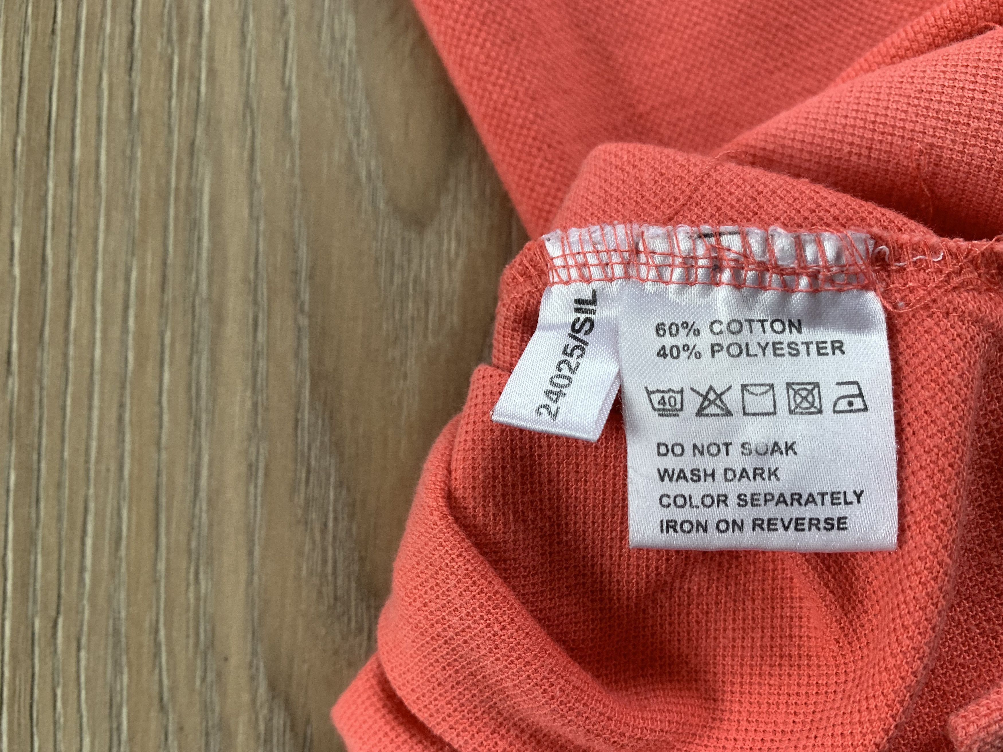 Yves Saint Laurent Vintage Yves Saint Laurent Pink Coral Polo T Shirt Size US L / EU 52-54 / 3 - 7 Thumbnail