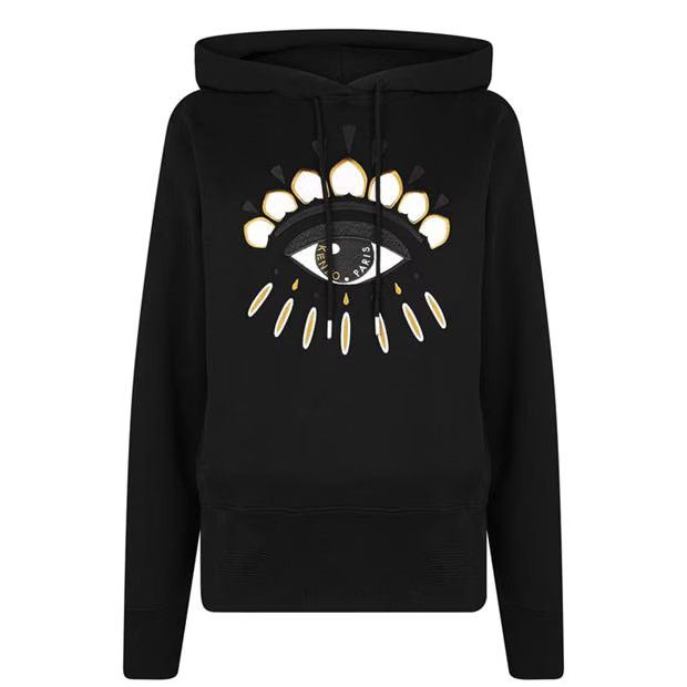 Kenzo o1g2r1mq1024 Eye Icon Oth Hoodie in Black Size XXS / US 00 / IT 34 - 1 Thumbnail