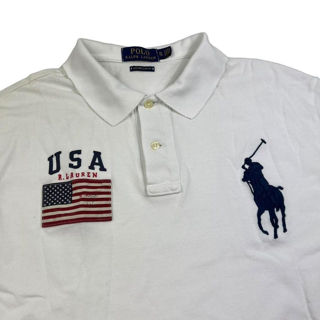 Polo Ralph Lauren Polo By Ralph Lauren USA Big Pony Polo Shirt - Extra Large Size US XL / EU 56 / 4 - 2 Thumbnail