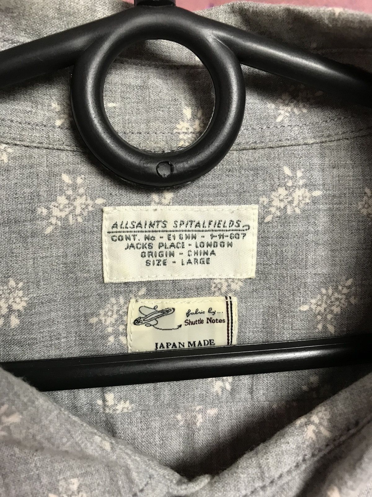 Allsaints Allsaints Japan made shirt Size US L / EU 52-54 / 3 - 3 Thumbnail