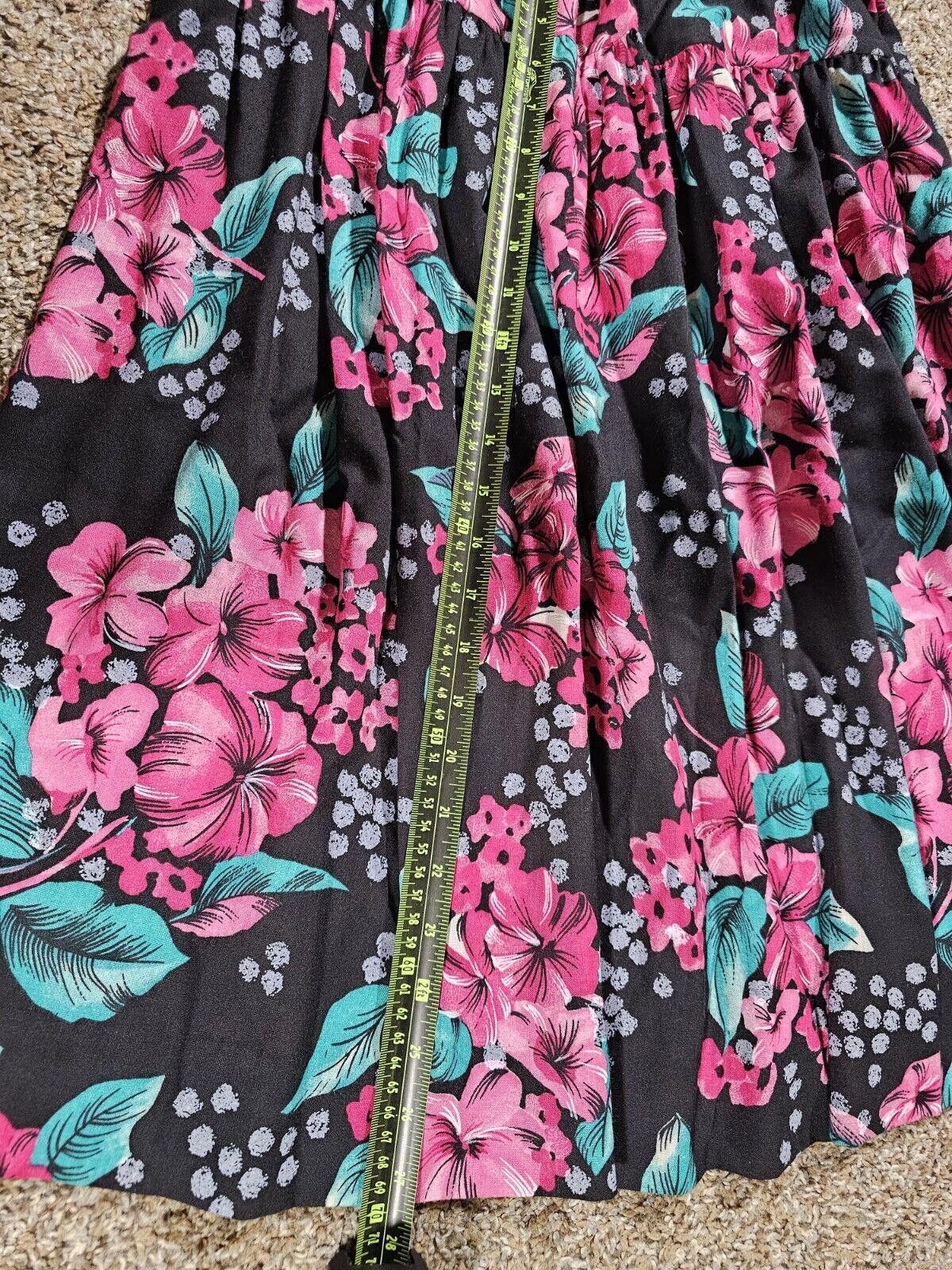 Designer Vintage Land n sea Medium skirt Small Shirt Floral 2 Pieces Size 30" / US 8 / IT 44 - 12 Thumbnail