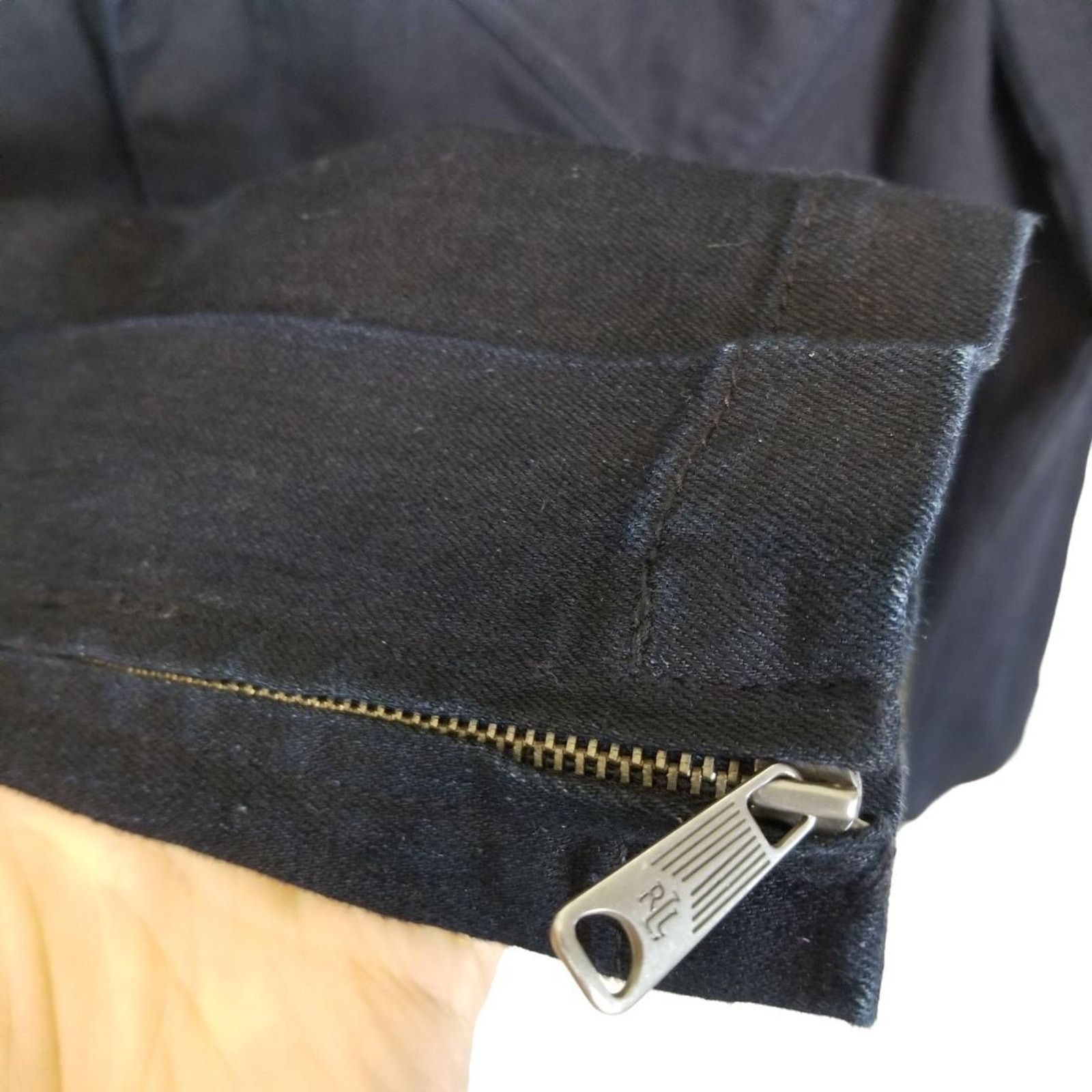 Ralph Lauren Ralph Lauren Womens Moto Denim Jacket Full Zip Size S Biker Size S / US 4 / IT 40 - 4 Thumbnail