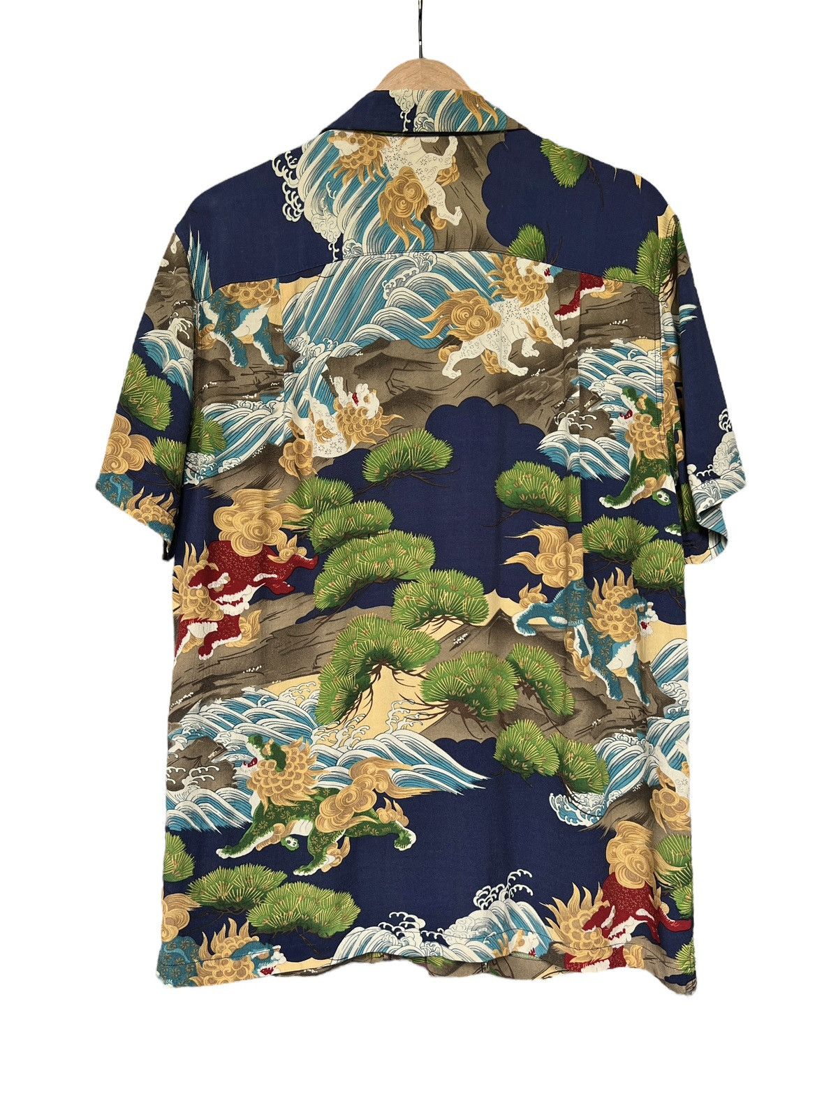 Sun Surf Vintage Oniwa Soto 🇯🇵 Rayon Crepe Hawaiian Shirt Size US M / EU 48-50 / 2 - 2 Thumbnail