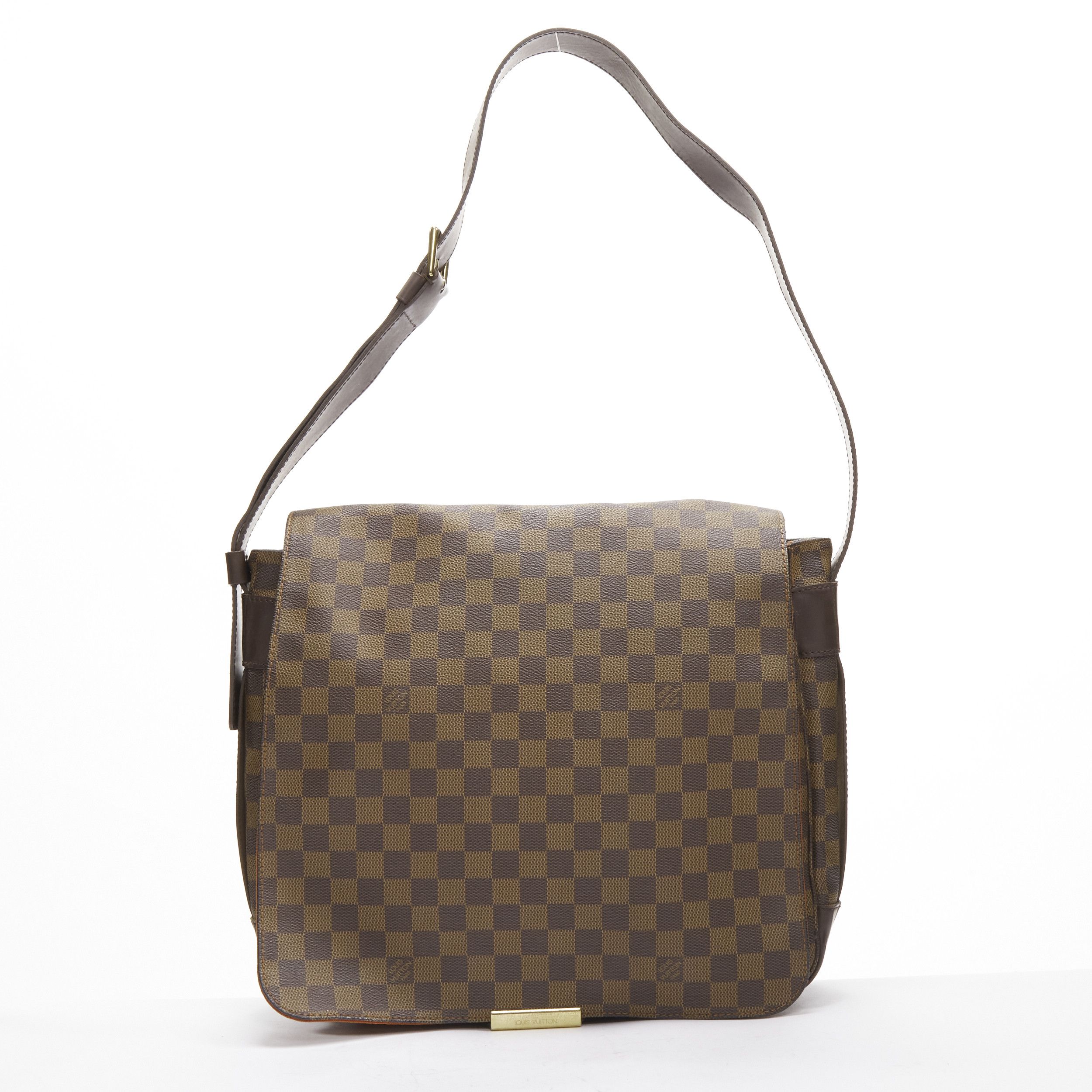Louis Vuitton LOUIS VUITTON Bastille Ebene brown Damier LV logo canvas messenger crossbody bag Size ONE SIZE - 1 Thumbnail