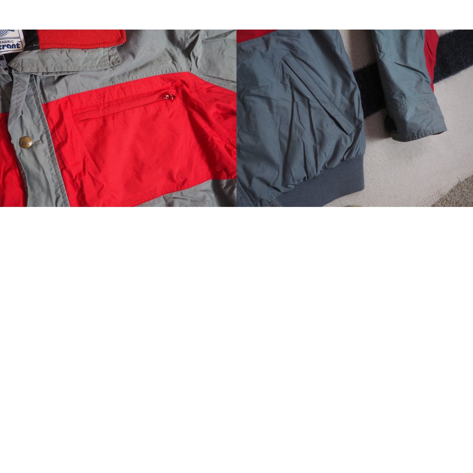 Vintage VINTAGE REI Windbreaker Jacket Mens XL Nylon Gray 80s 70s Zip Full Zip Lightweight Hiking Windbreaker Outer Shell Size US XL / EU 56 / 4 - 8 Thumbnail