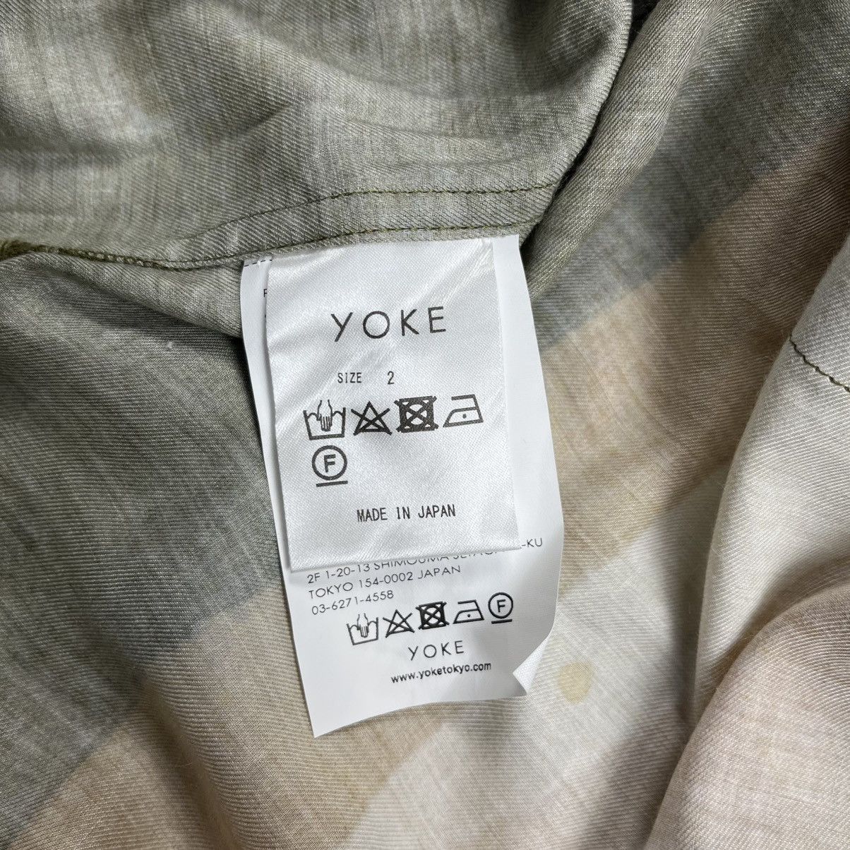 YOKE YOKE 23AW PRINTED OPEN COLLAR SHIRT Size US M / EU 48-50 / 2 - 11 Thumbnail