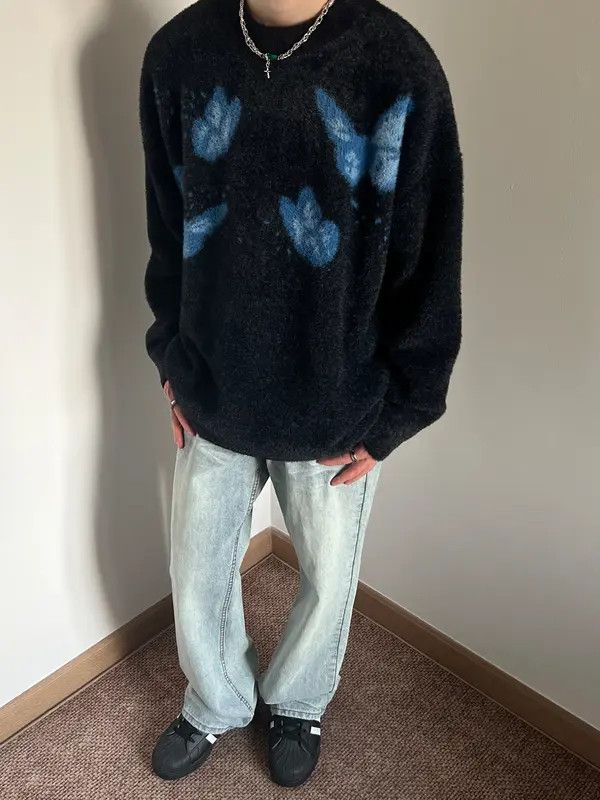 Vintage Hoshikawa x Chi Butterfly Knit Sweater Size US M / EU 48-50 / 2 - 6 Thumbnail
