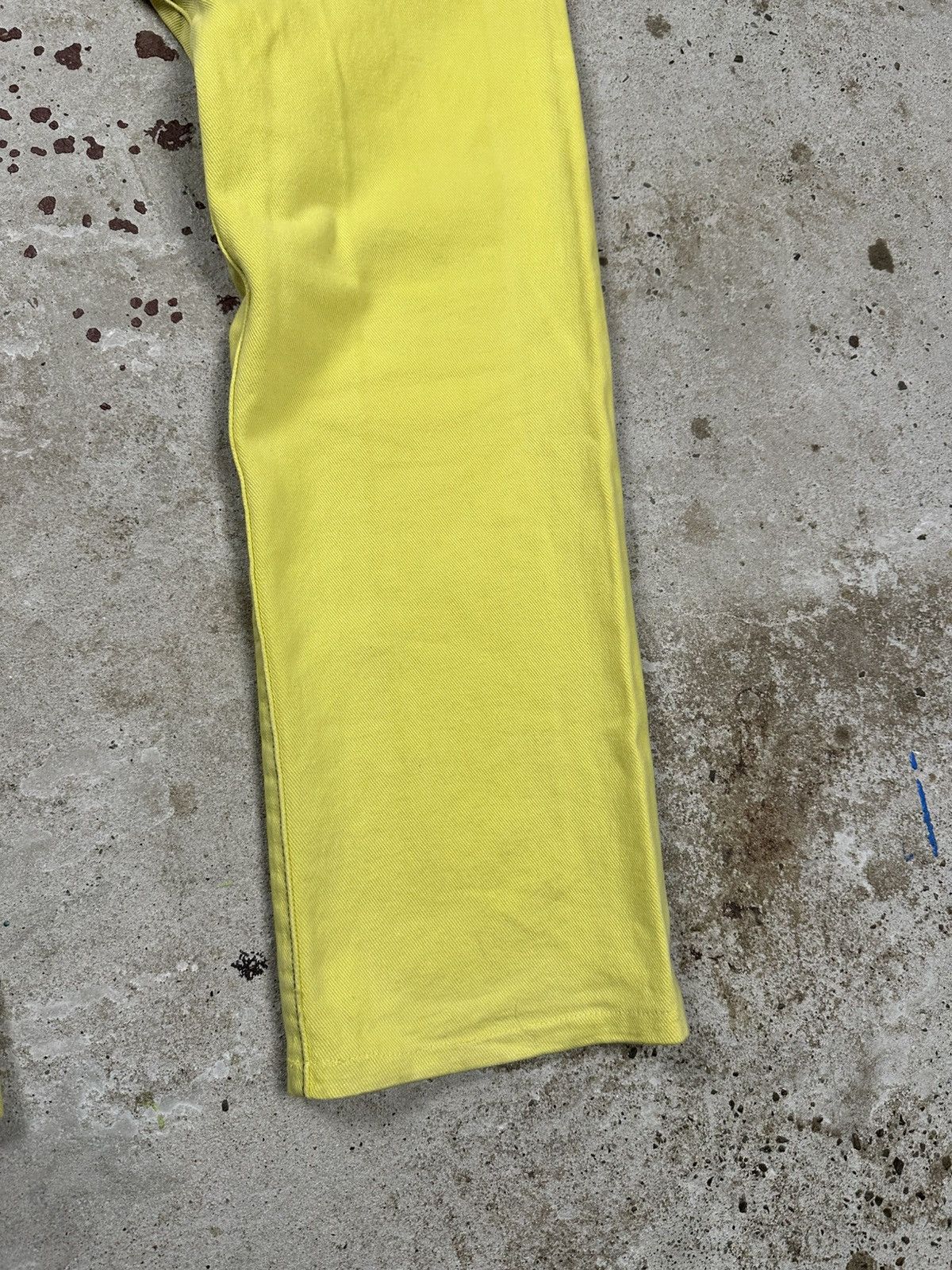 Diesel × Vintage Vintage 2001 Diesel Fellow Yellow Denim Pants Jeans Y2K Size US 30 / EU 46 - 13 Thumbnail