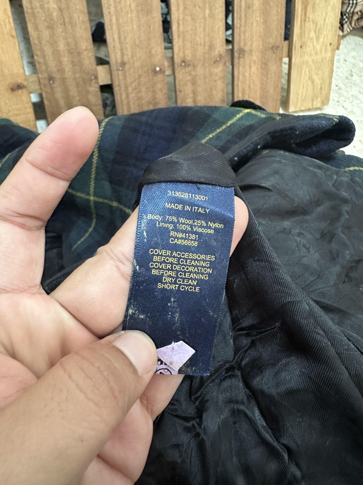 Polo Ralph Lauren Vintage Plaid Wool Cape Poncho Tartan Check Cloak Jacket Size US XL / EU 56 / 4 - 6 Thumbnail