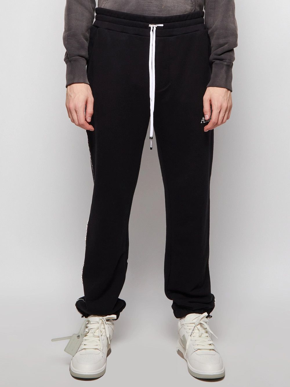 Amiri o1mle0426 Amiri Crystal Sweatpants & Joggers in Black Size US 36 / EU 52 - 3 Thumbnail