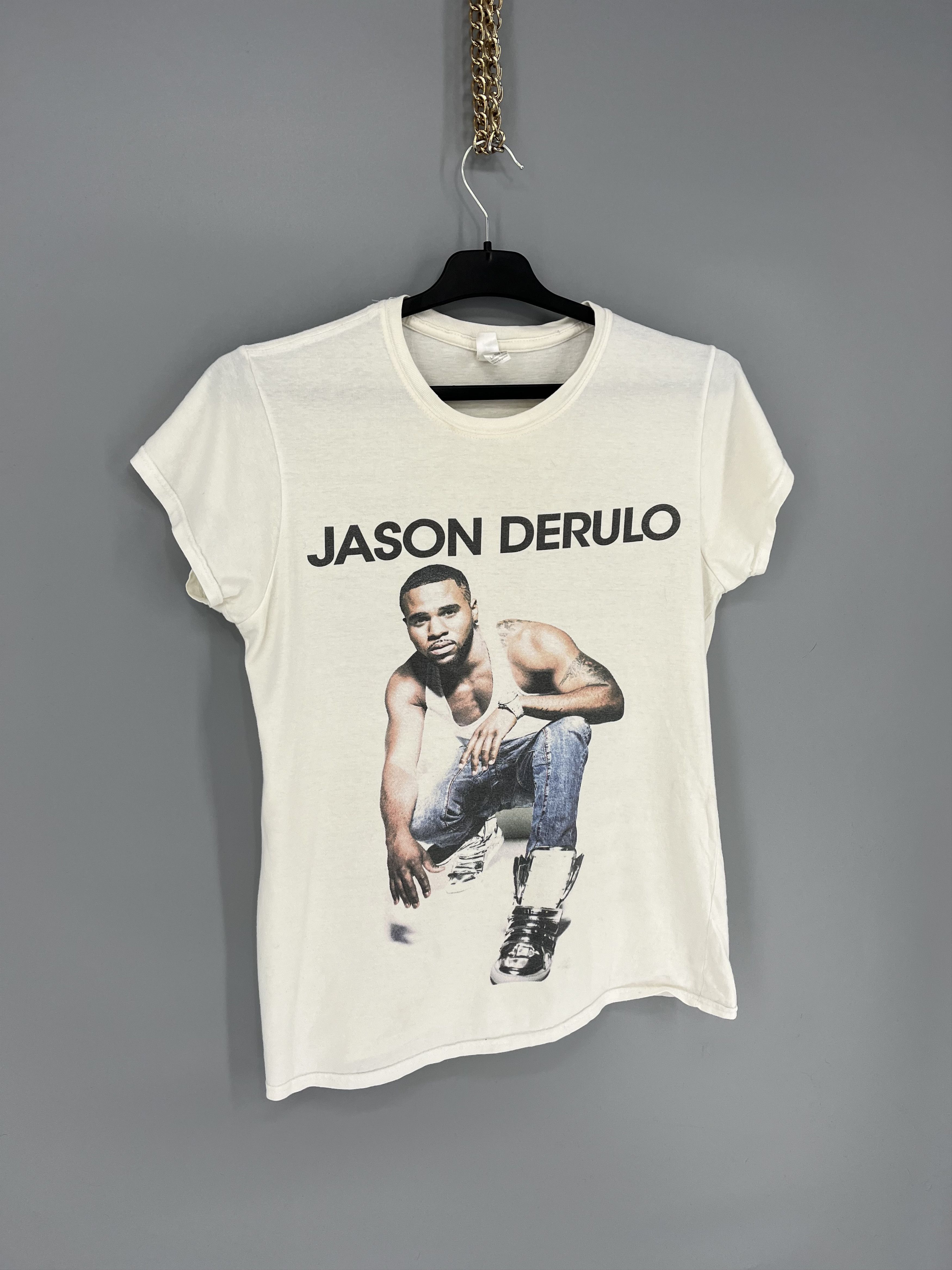 Band Tees Vintage Womens Jason Derulo T-shirt Tattoo World Tour Size Size L / US 10 / IT 46 - 2 Thumbnail