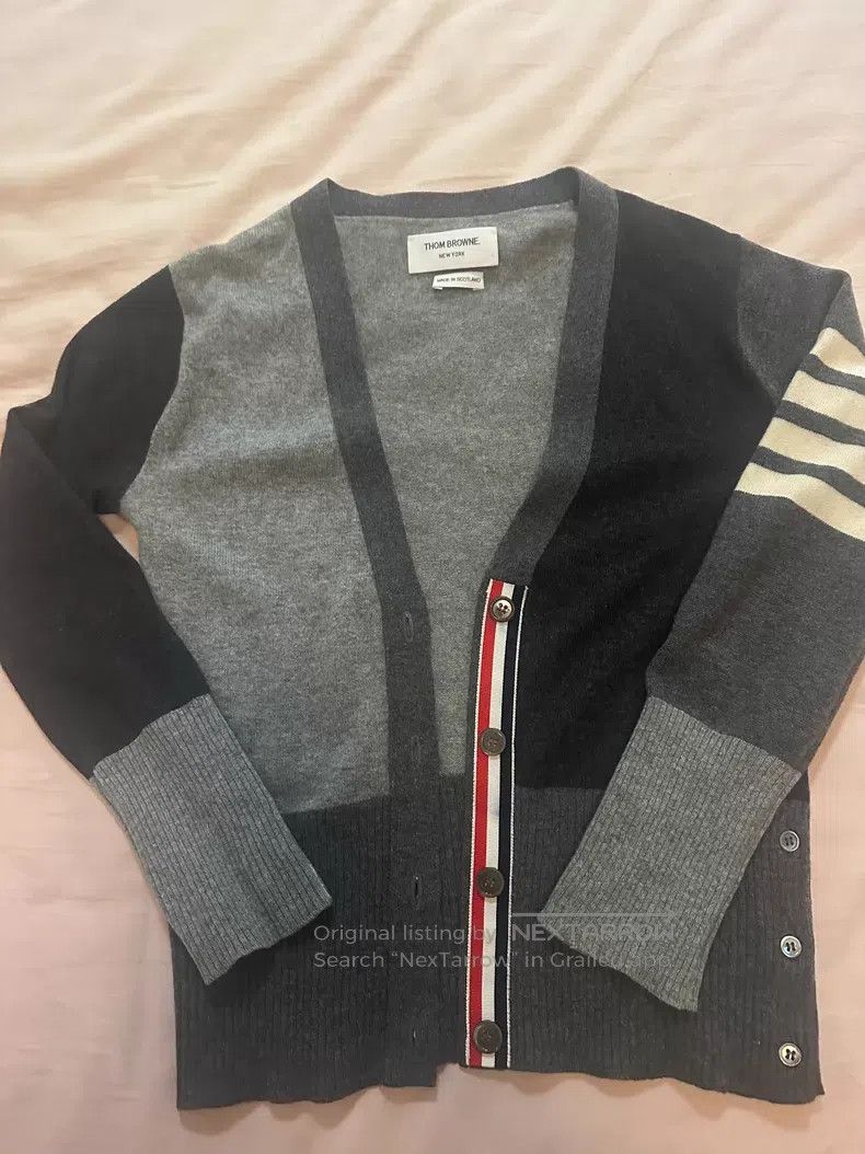 Thom Browne Thom Browne Knit Cardigan Size US XXS / EU 40 - 2 Thumbnail