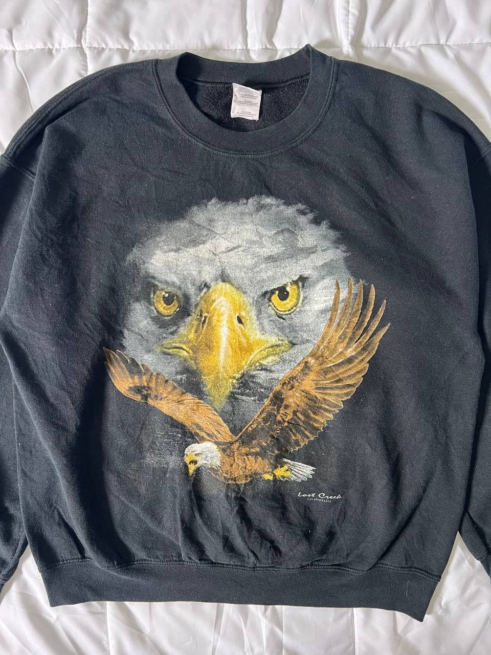 Habitat × Vintage Vintage 90s Lost Creek Outfitters Eagle Crewneck Size US L / EU 52-54 / 3 - 5 Thumbnail