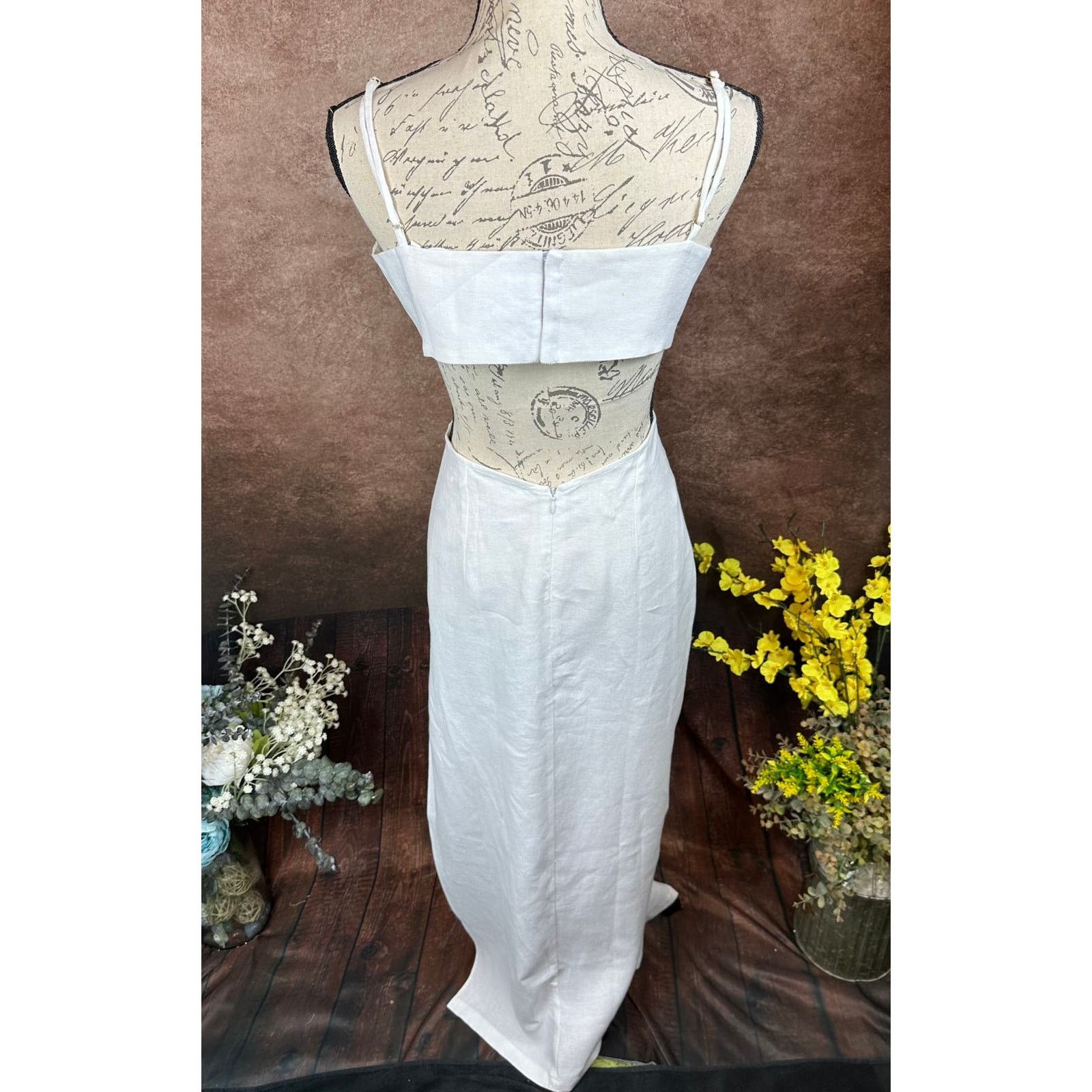 Other Rumer Avalon Ring Maxi Dress - White - size L Size L / US 10 / IT 46 - 12 Thumbnail