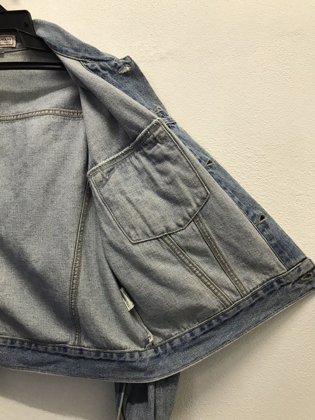 Guess × Vintage Vintage Guess Jeans Made In Usa Denim Jacket Size US L / EU 52-54 / 3 - 11 Thumbnail
