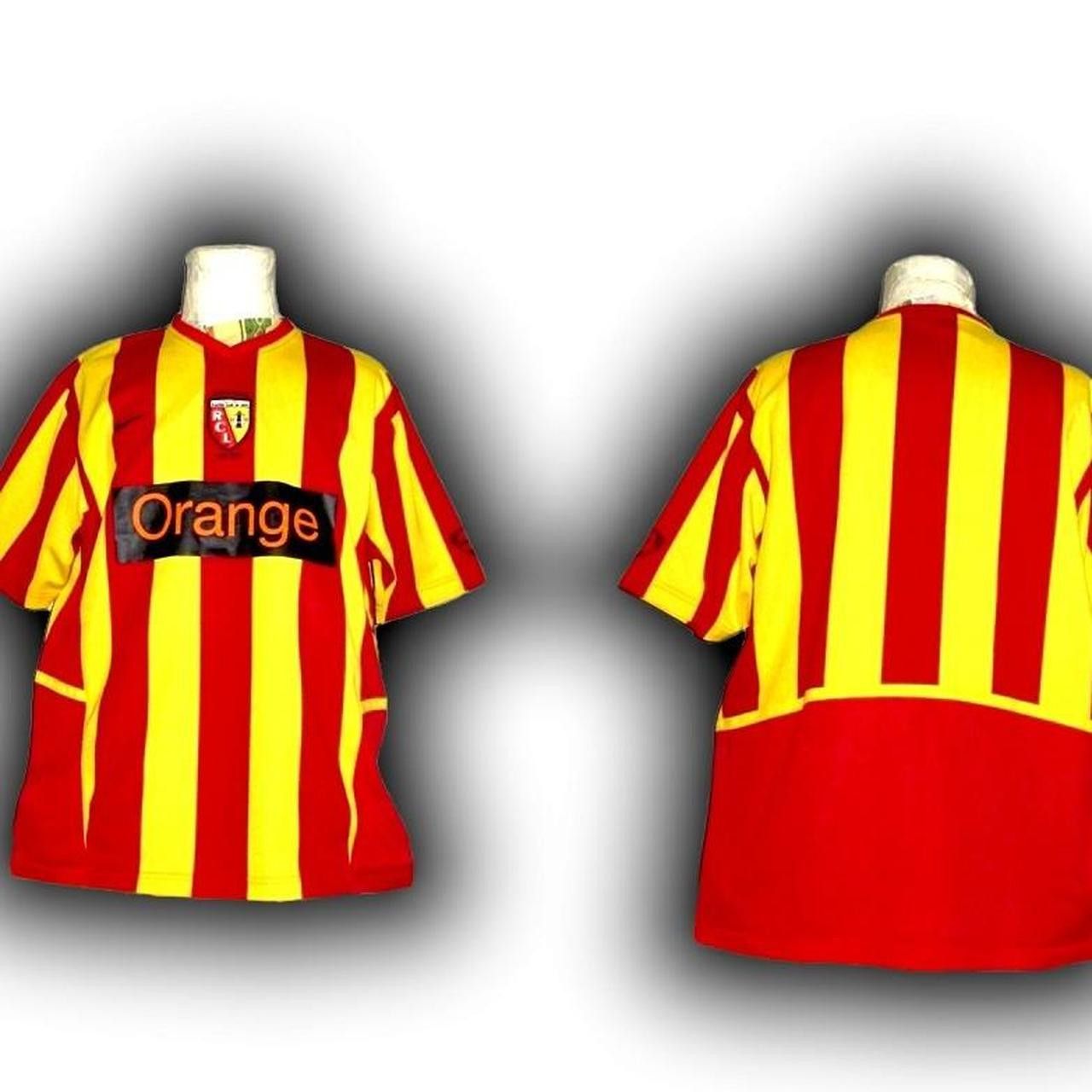 Nike RC Racing Club Lens France 2005 2006 Second Home Shirt Size US XL / EU 56 / 4 - 2 Thumbnail