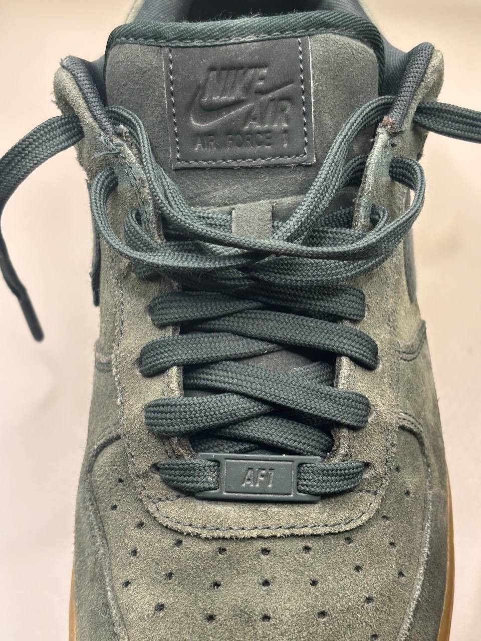 Nike Nike Air Force 1 Low Suede "Outdoor Green" Gum Sole Size US 8.5 / EU 41-42 - 11 Thumbnail