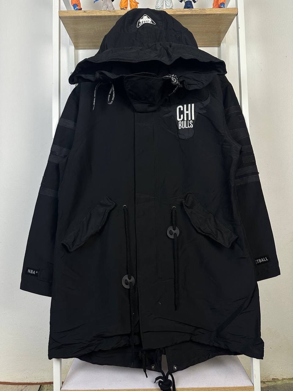 NBA NBA CHICAGO BULLS Nylon Poly Parka Hooded Jacket (PIT 22.5) Size US S / EU 44-46 / 1 - 1 Thumbnail
