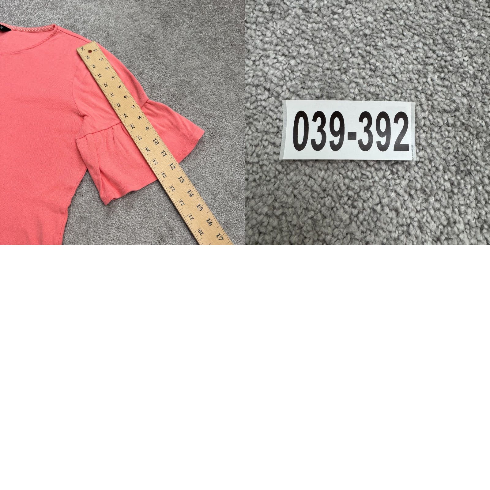 Ellen Tracy Ellen Tracy Pink Blouse Womens 1X Bell Sleeve Cotton Top Keyhole Gold Accent Casual Knit Lightweight Breathable Easy Care Modern Classic Size XL / US 12-14 / IT 48-50 - 9 Thumbnail