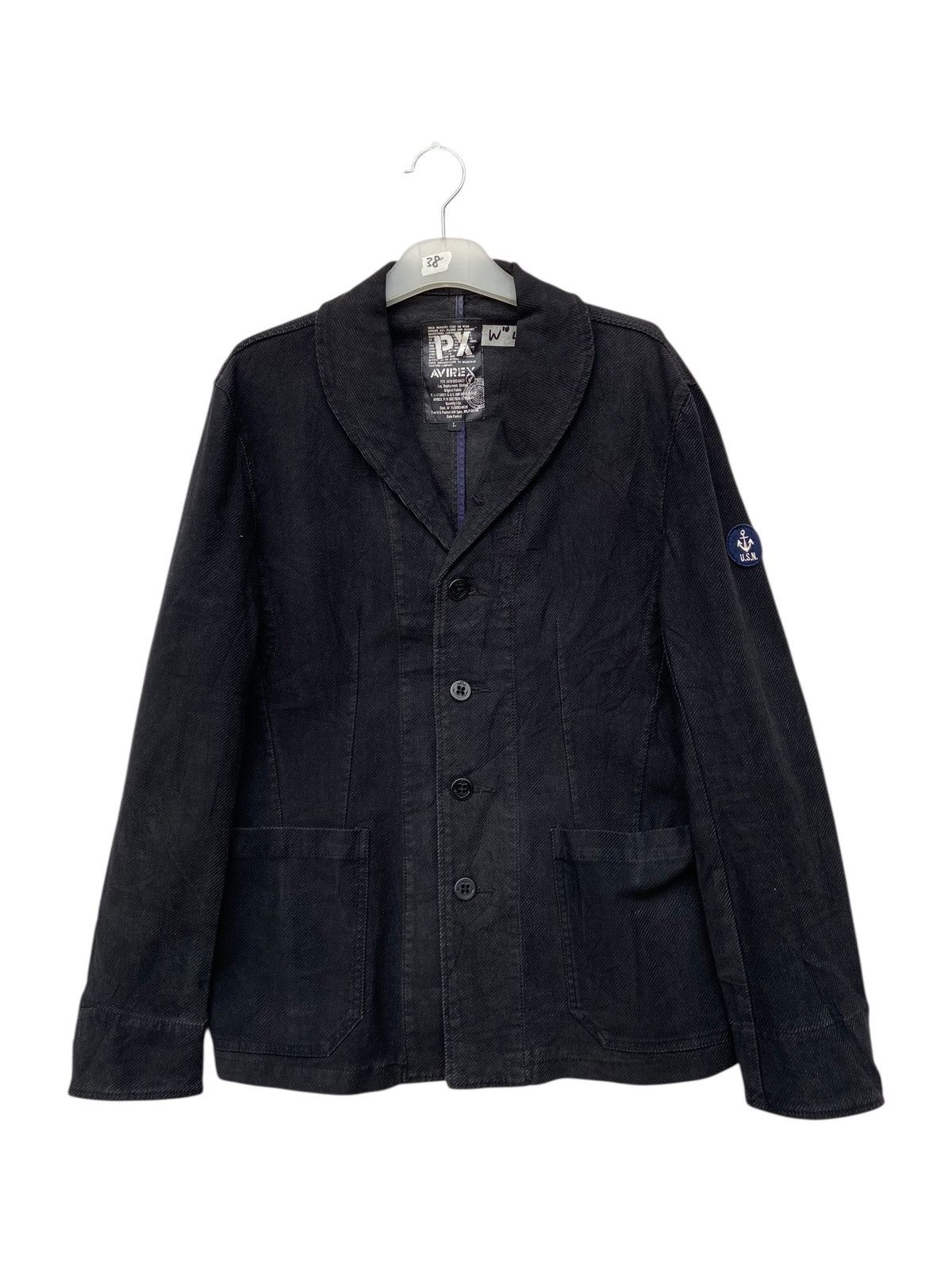 Avirex Avirex USN Shawl Collar Jacket Size US L / EU 52-54 / 3 - 1 Thumbnail