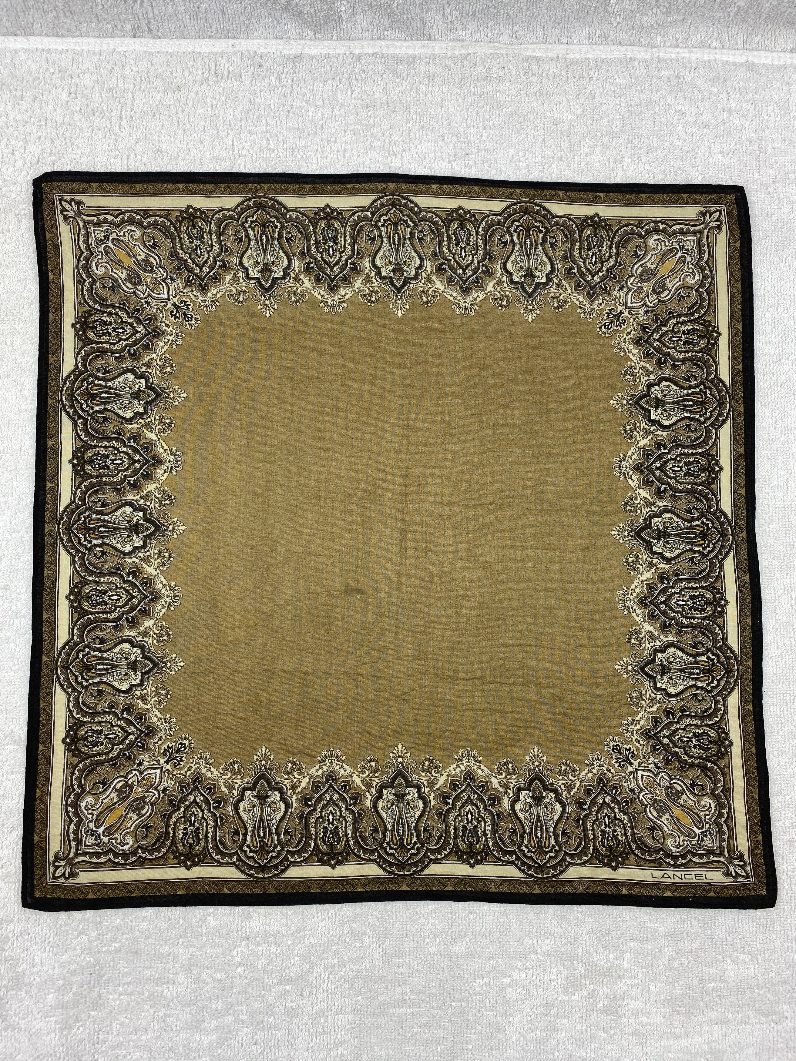 Lancel × Vintage ancel Paislee Handkerchief / Bandana / Neckerchief Size ONE SIZE - 3 Thumbnail