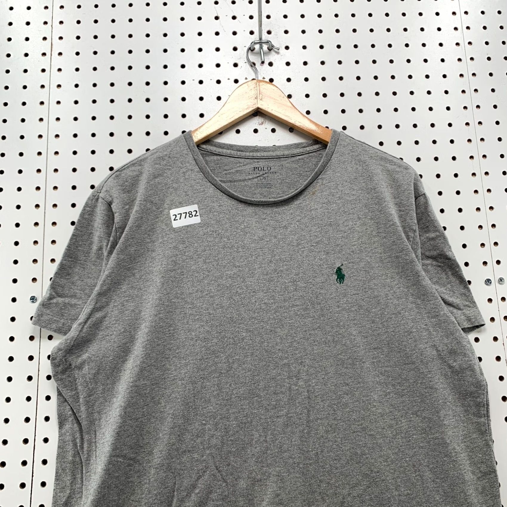 Polo Ralph Lauren Polo Ralph Lauren Shirt Gray Green Pony Mens Large Short Sleeve Size US L / EU 52-54 / 3 - 5 Thumbnail